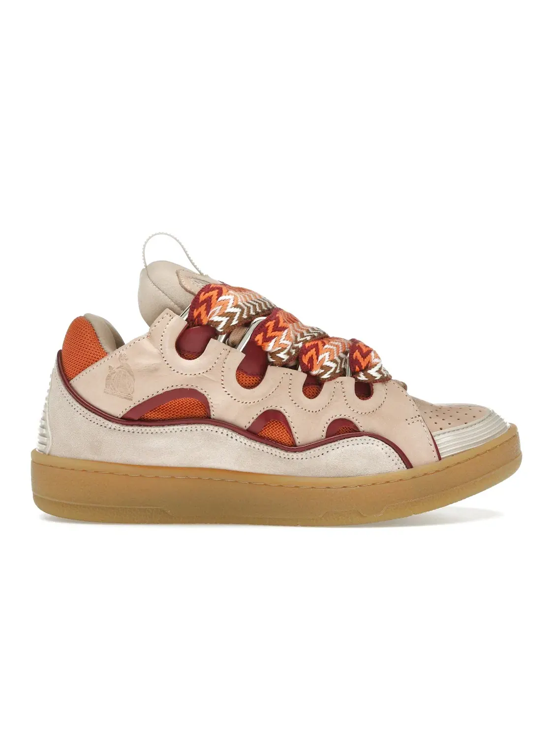 Женские кроссовки на шнуровке Lanvin Curb Sneaker — изображение 1 из 4, бледный розовый