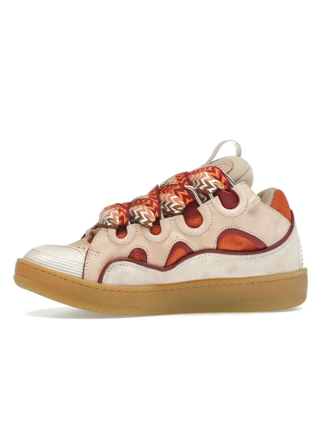 Женские кроссовки на шнуровке Lanvin Curb Sneaker — изображение 3 из 4, бледный розовый