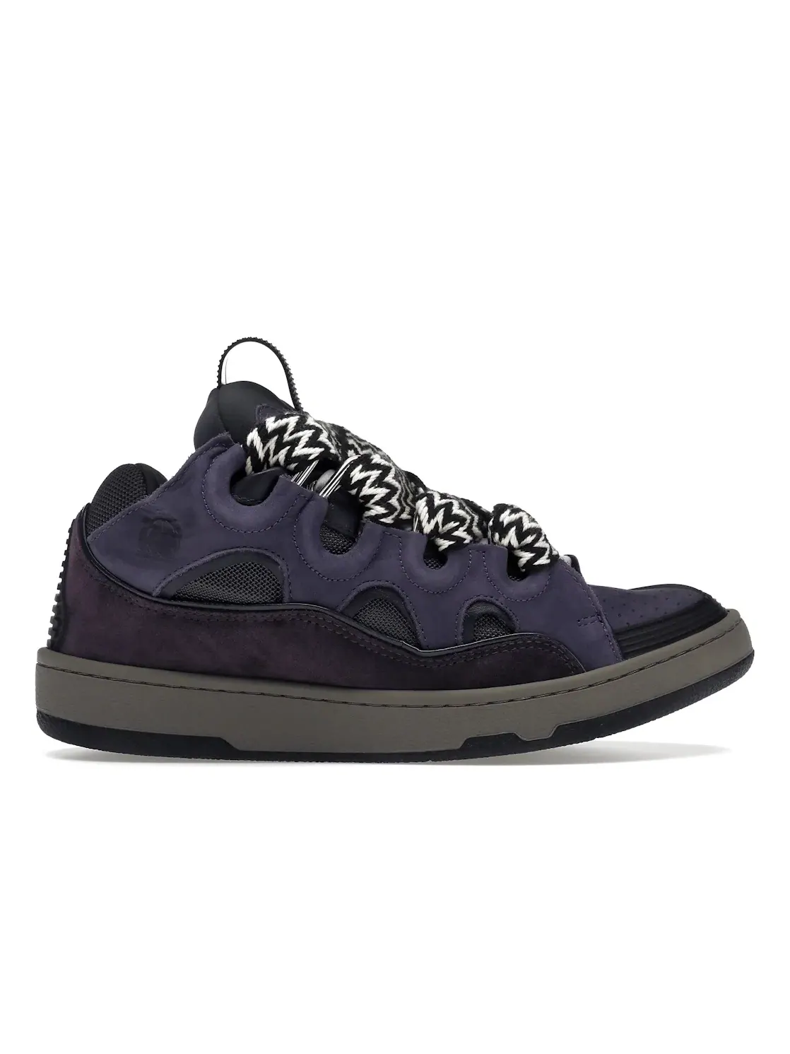 Мужские кеды Curb Sneaker Lanvin — изображение 1 из 4, фиолетовый/черный