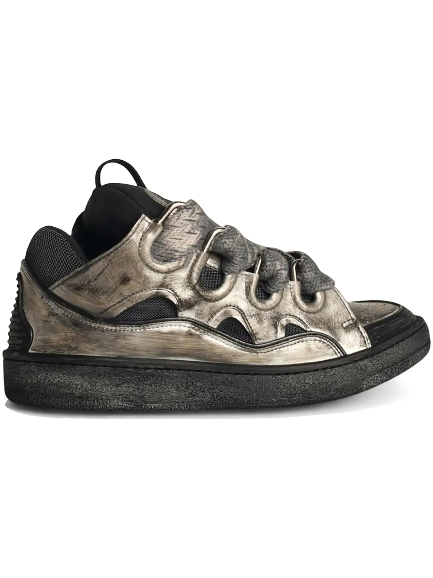 Мужские кроссовки с массивной подошвой Lanvin Curb Sneaker Lanvin — изображение 1 из 1, серебристый/черный