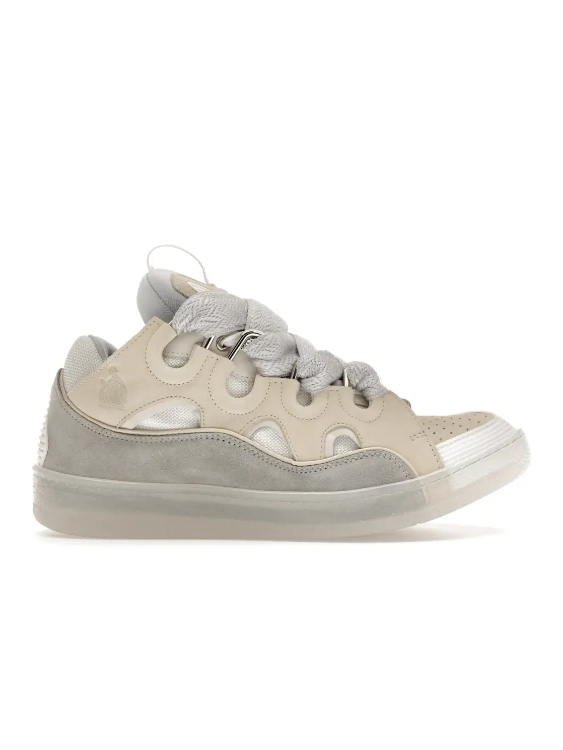 Мужские кроссовки с массивной подошвой Lanvin Curb Sneaker — изображение 1 из 4, белый/бежевый/серый