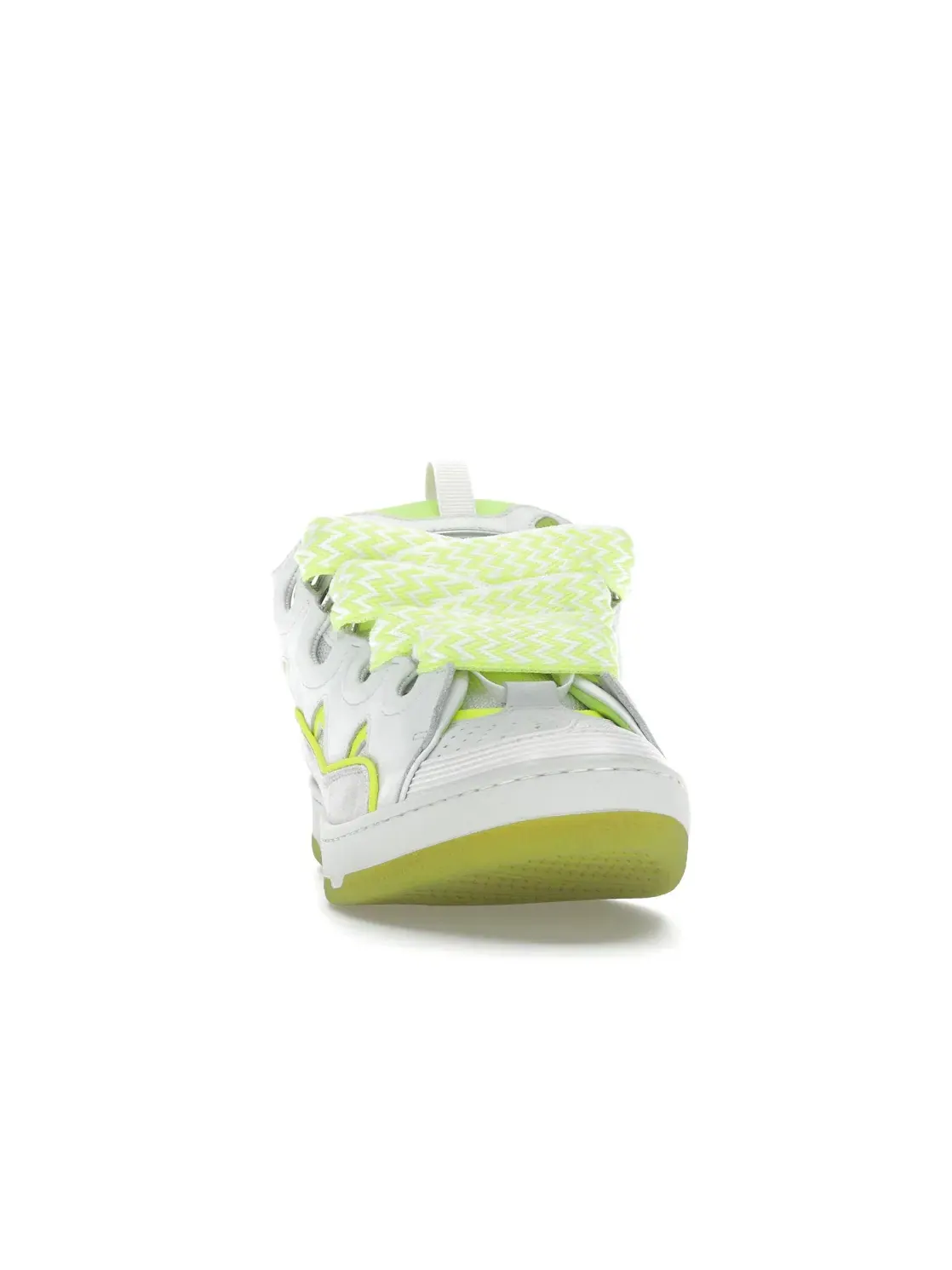 Мужские кроссовки с массивным силуэтом Lanvin Curb Sneaker — изображение 2 из 4, белый/желтый