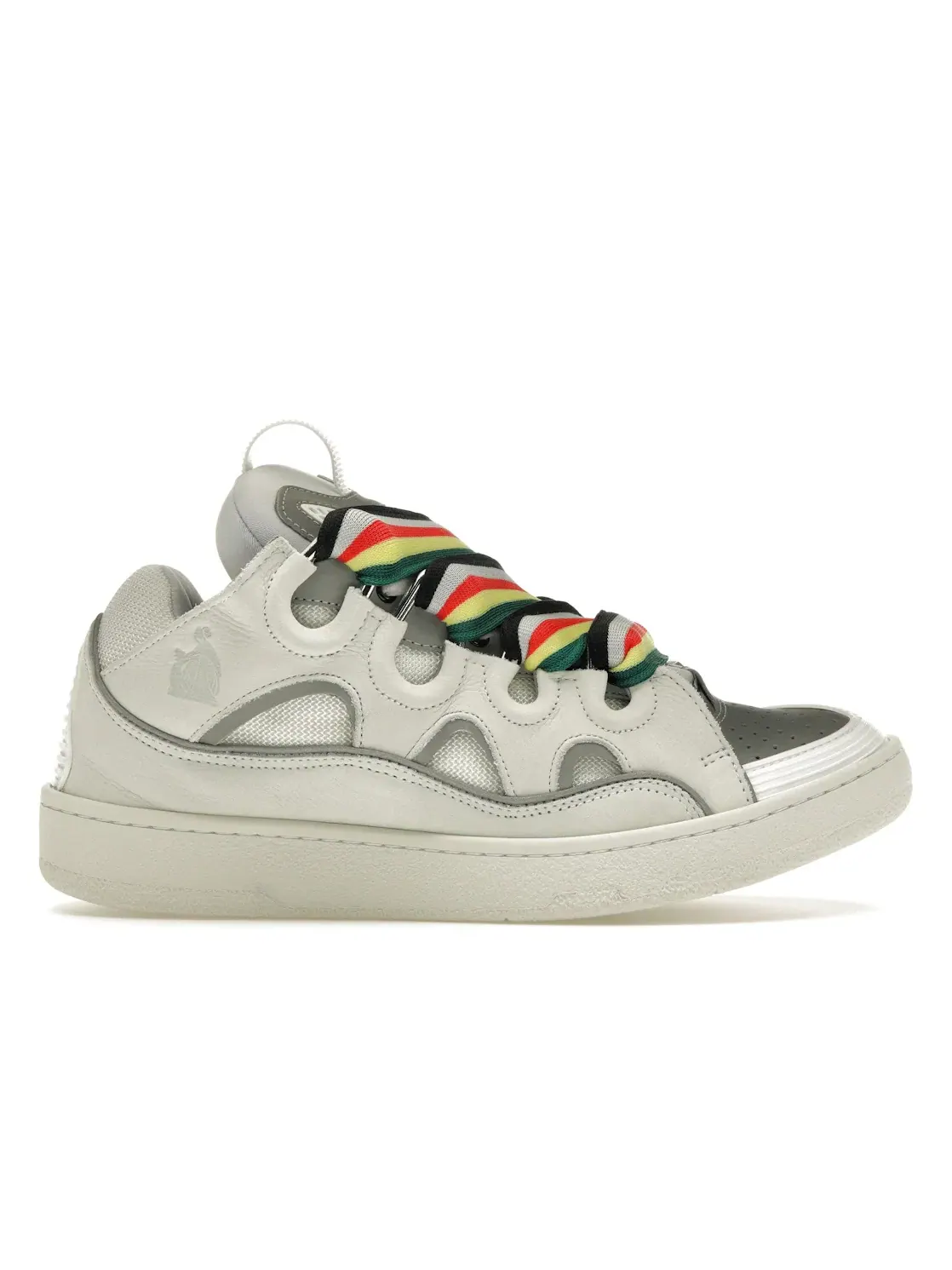 Мужские кроссовки с рельефной подошвой Lanvin Curb Sneaker — изображение 1 из 4, белый/серый/мульти
