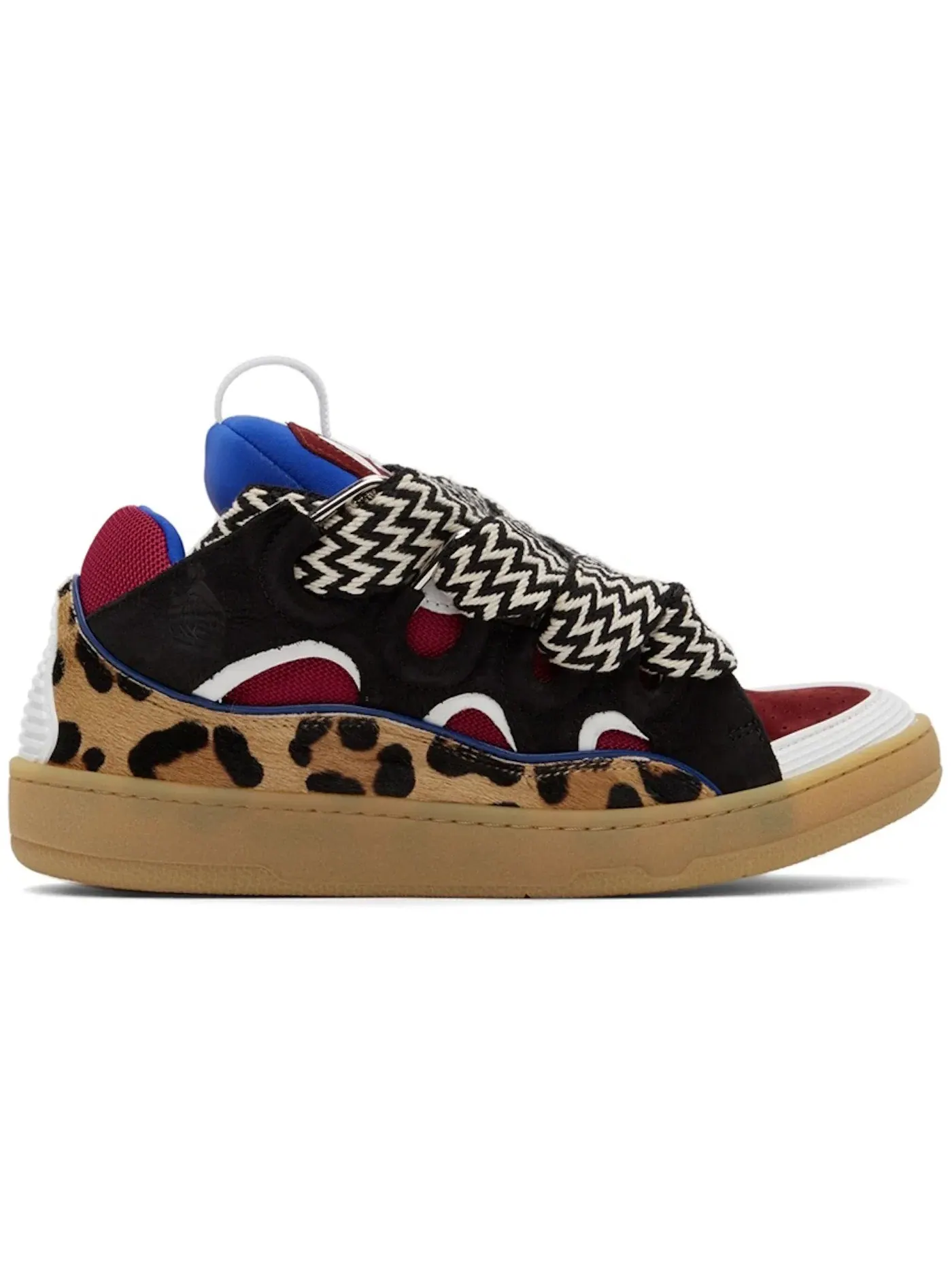 Женские кроссовки с контрастными деталями Lanvin Curb Sneakers — изображение 1 из 1, мульти