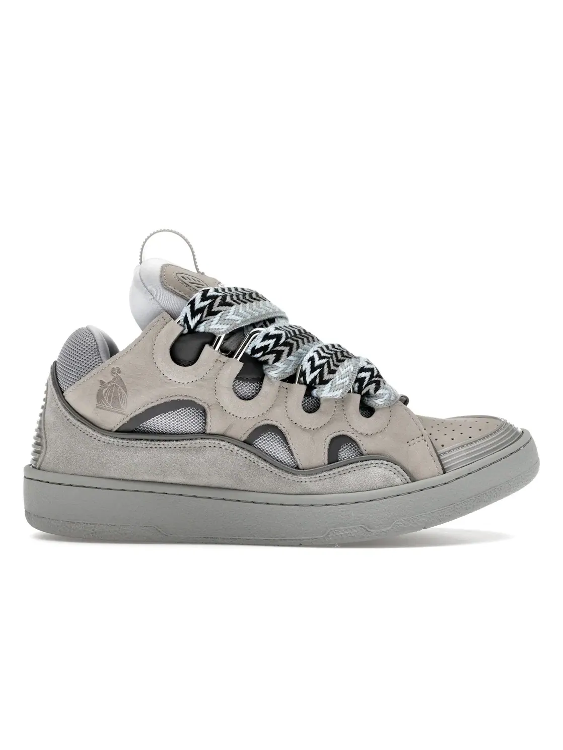 Мужские кроссовки Leather Curb Lanvin — изображение 1 из 4, синий