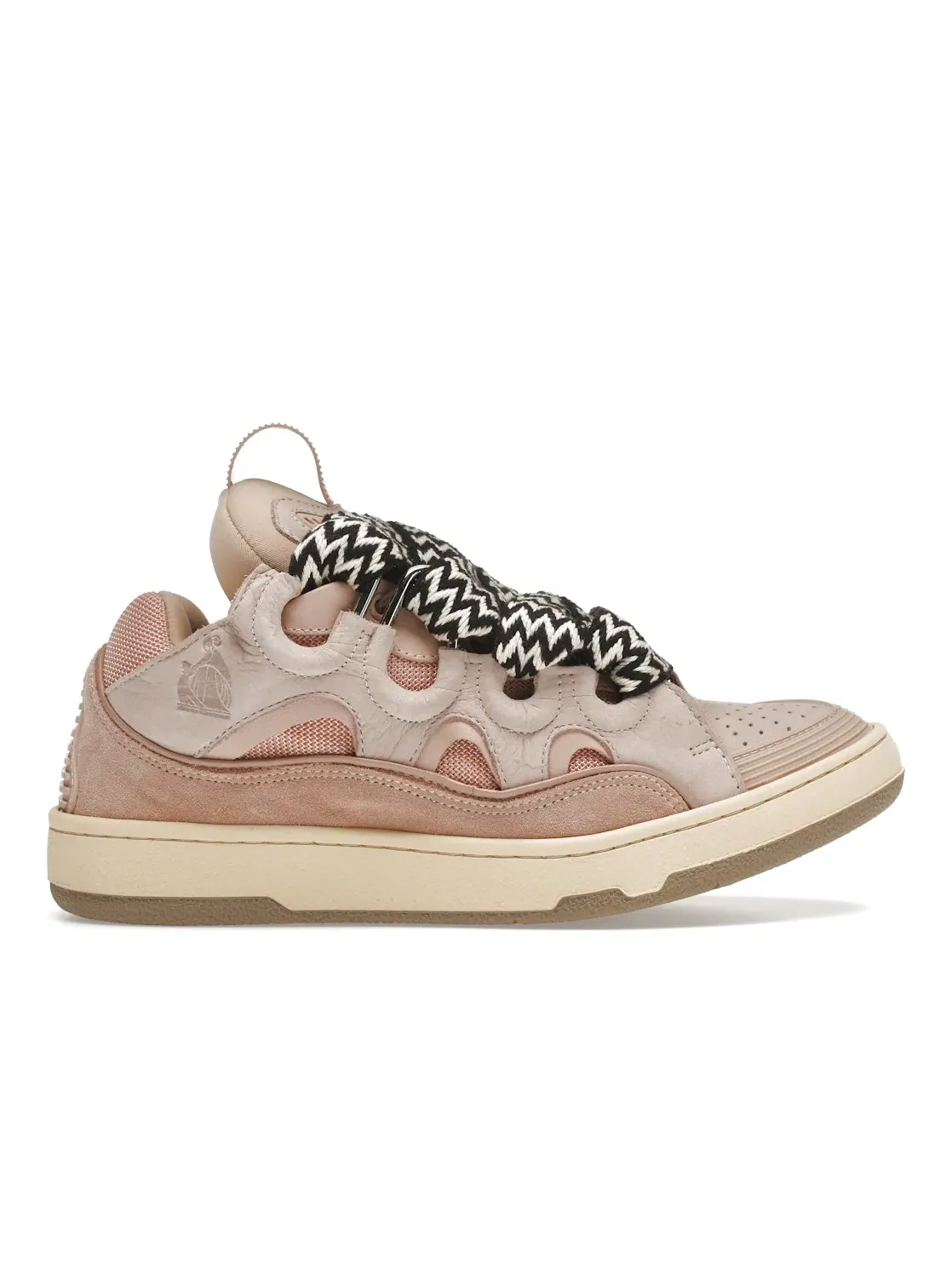 Мужские кроссовки с массивным силуэтом Lanvin Leather Curb Lanvin — изображение 1 из 4, розовый