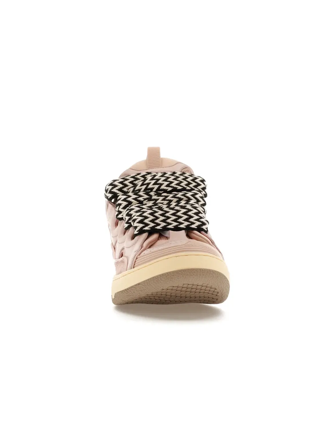 Женские кроссовки с платформой Lanvin Leather Curb Lanvin — изображение 2 из 4, бледный розовый