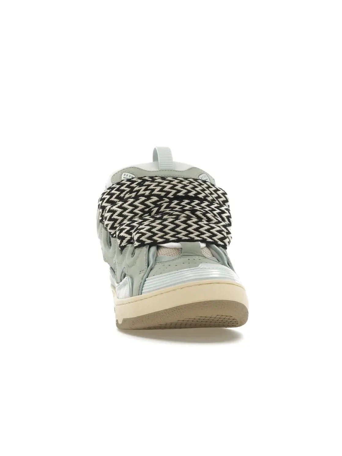 Мужские кроссовки кожаные Lanvin Leather Curb Sneaker Lanvin — изображение 2 из 4, бледный синий