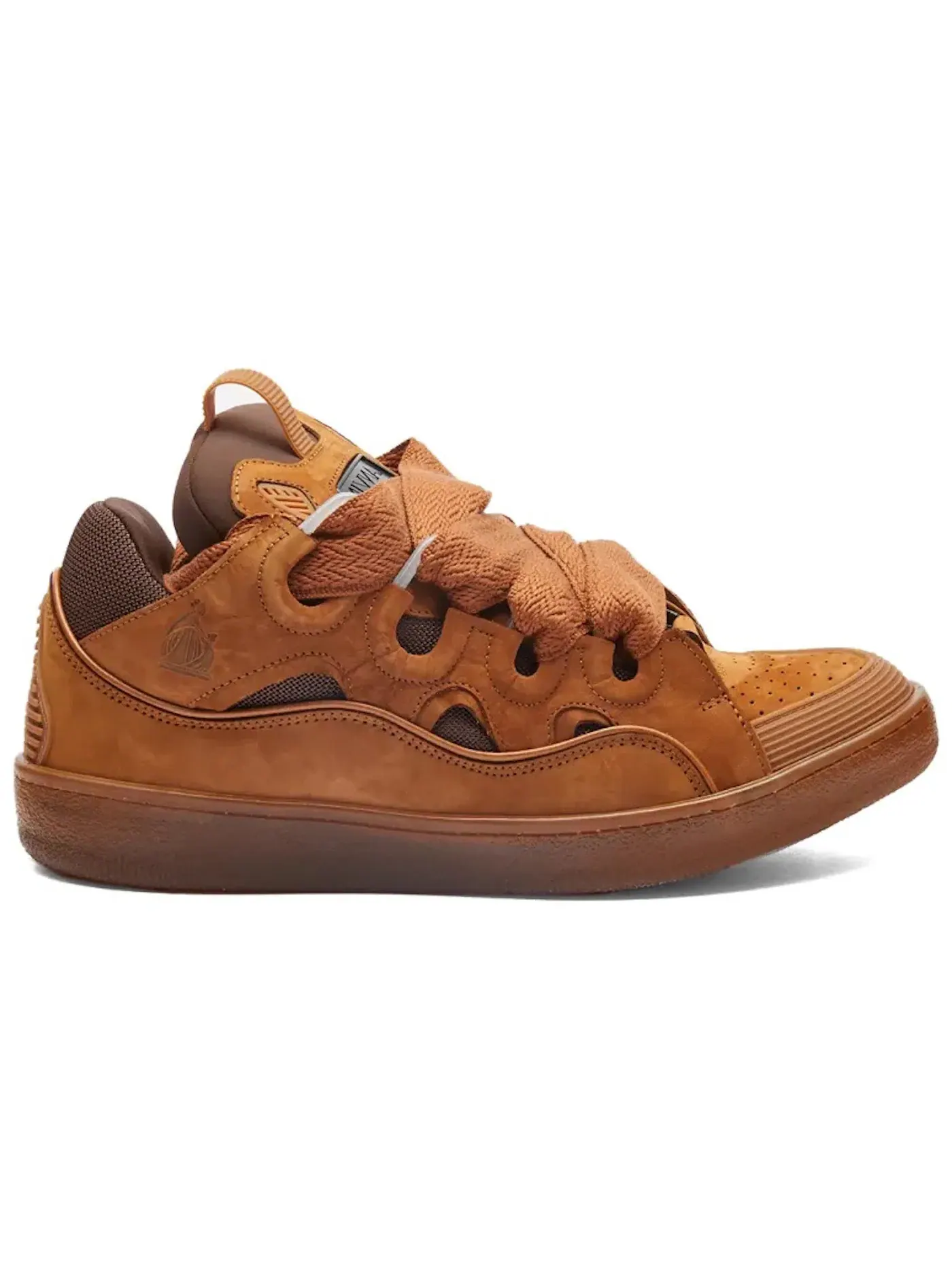 Мужские кроссовки Leather Curb Lanvin — изображение 1 из 1, коричневый