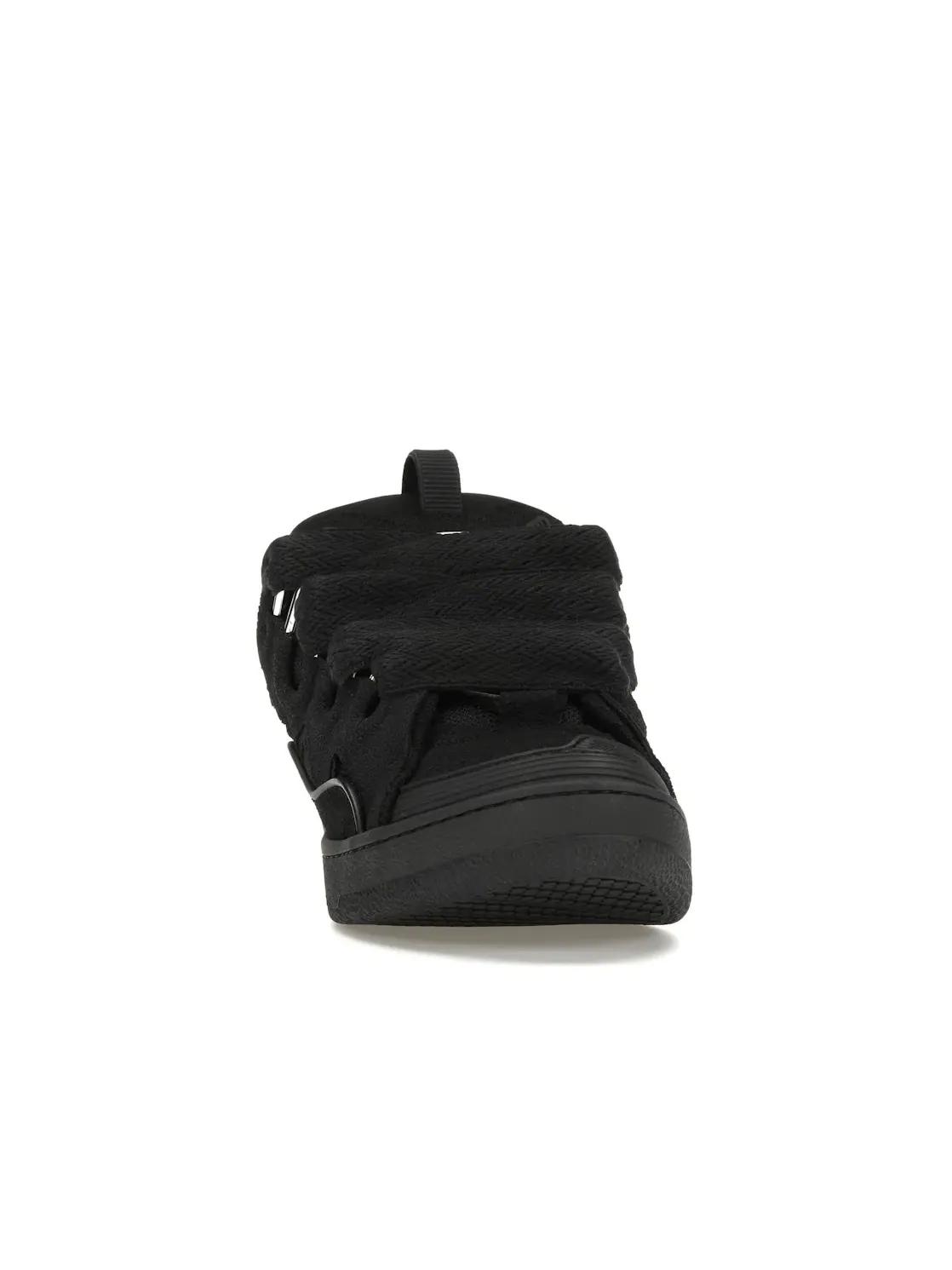 Мужские кроссовки кожаные Lanvin Leather Curb Lanvin — изображение 2 из 4, черный/черный
