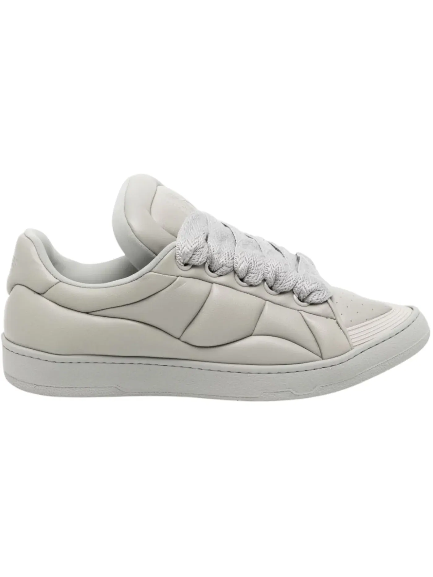 Мужские кроссовки из кожи Lanvin Lanvin Leather Curb XL — изображение 1 из 1, серый