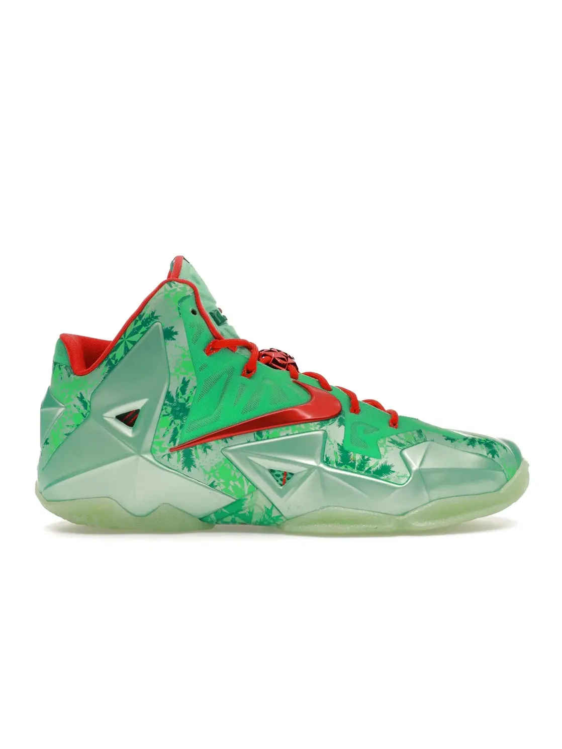 Мужские кроссовки для баскетбола Nike LeBron 11 — изображение 1 из 4, зеленый/светлый-зеленый