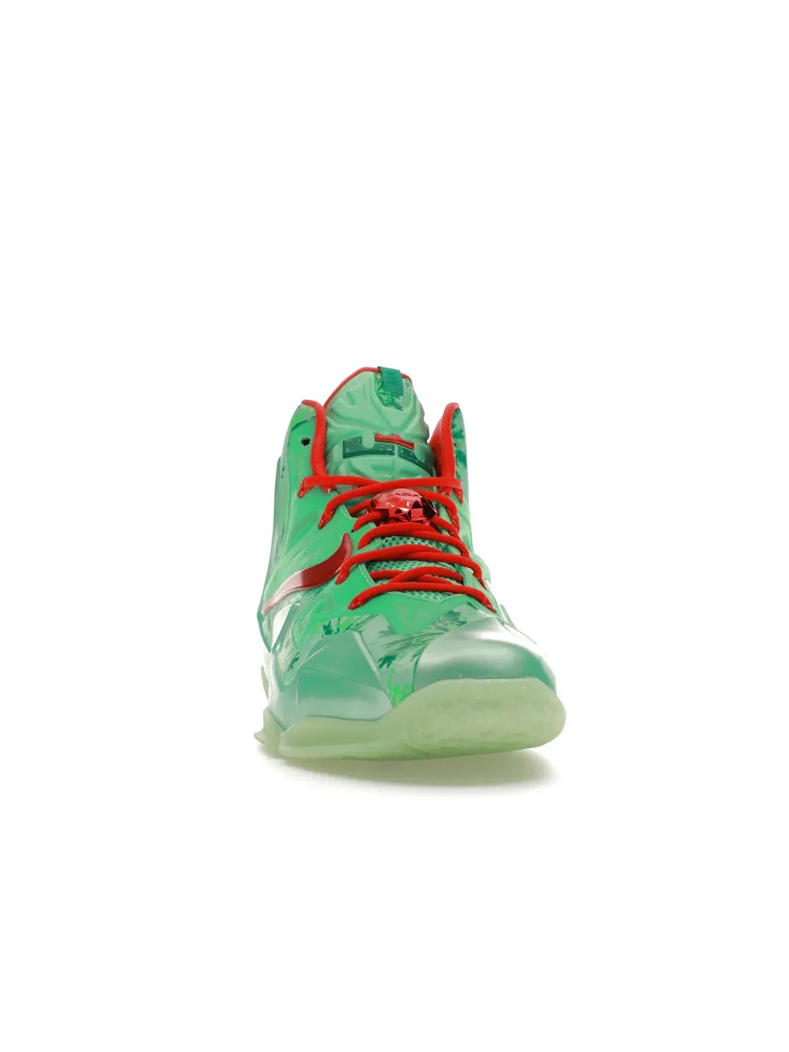 Мужские кроссовки для баскетбола Nike LeBron 11 — изображение 2 из 4, зеленый/светлый-зеленый