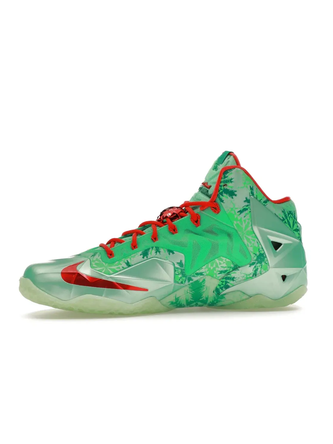 Мужские кроссовки для баскетбола Nike LeBron 11 — изображение 3 из 4, зеленый/светлый-зеленый