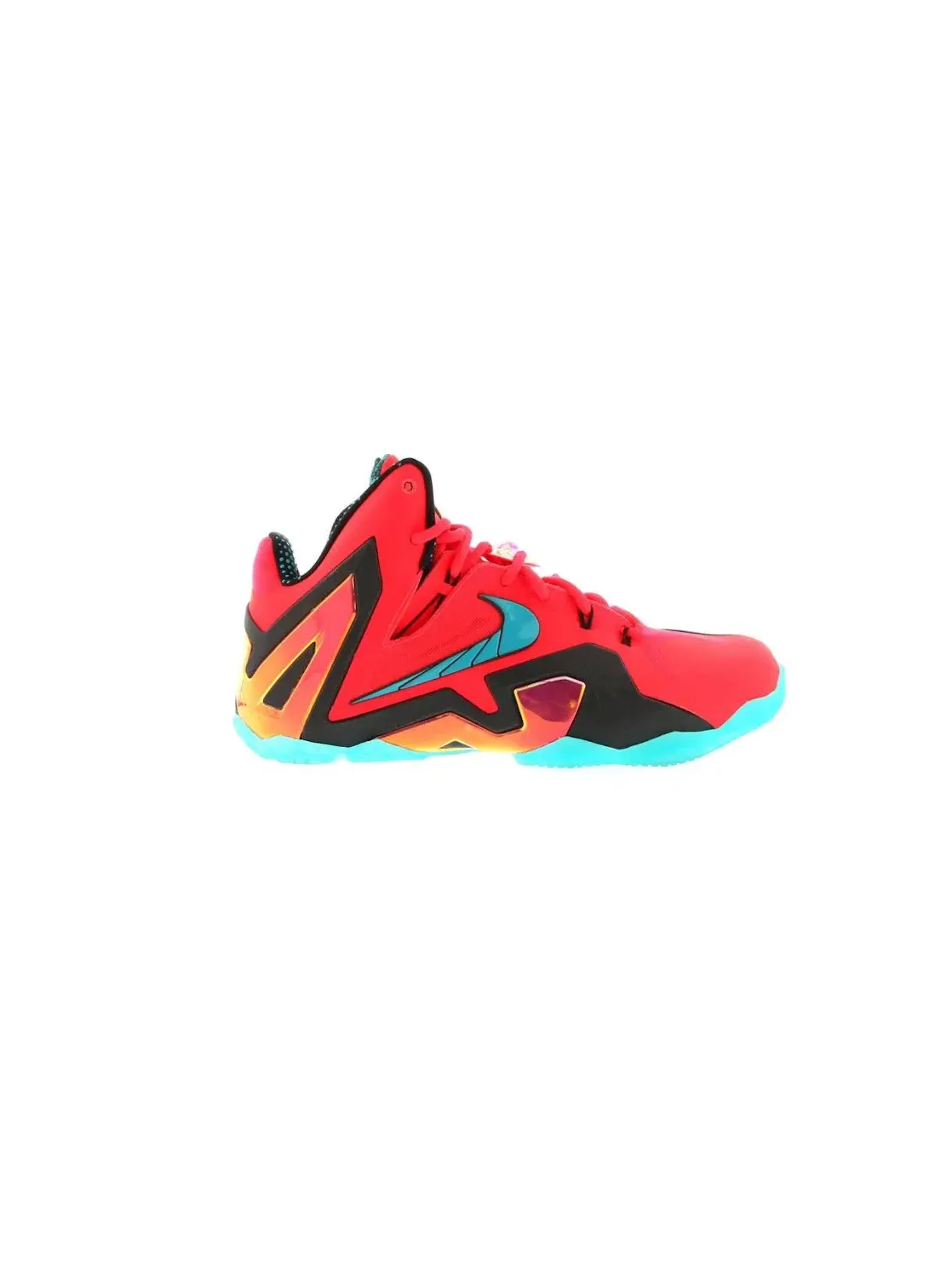 Мужские кроссовки для баскетбола Nike LeBron 11 Elite — изображение 1 из 4, черный/зеленый