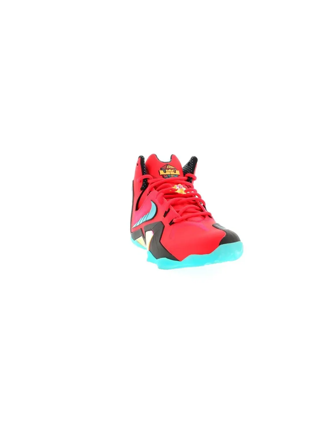 Мужские кроссовки для баскетбола Nike LeBron 11 Elite — изображение 2 из 4, черный/зеленый