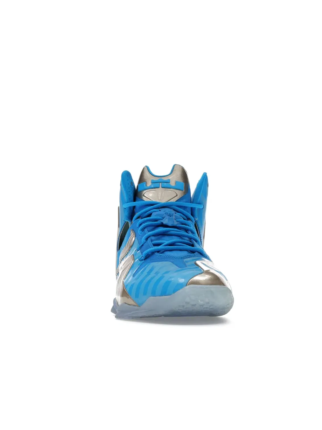 Мужские кроссовки баскетбольные Nike LeBron 11 Elite — изображение 2 из 4, синий/металлик