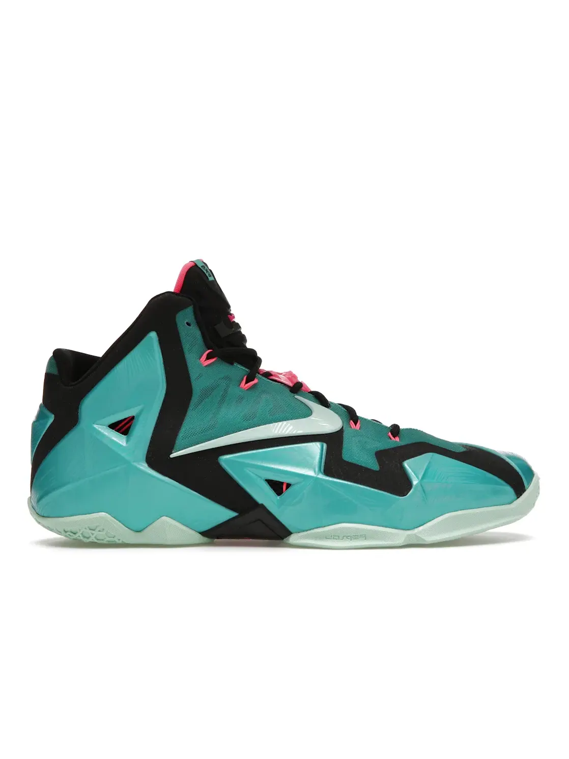 Мужские кроссовки для баскетбола с высоким верхом Nike LeBron 11 — изображение 1 из 4, черный