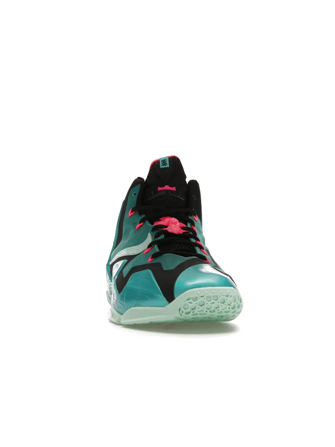 Мужские кроссовки для баскетбола с высоким верхом Nike LeBron 11 — изображение 2 из 4, черный