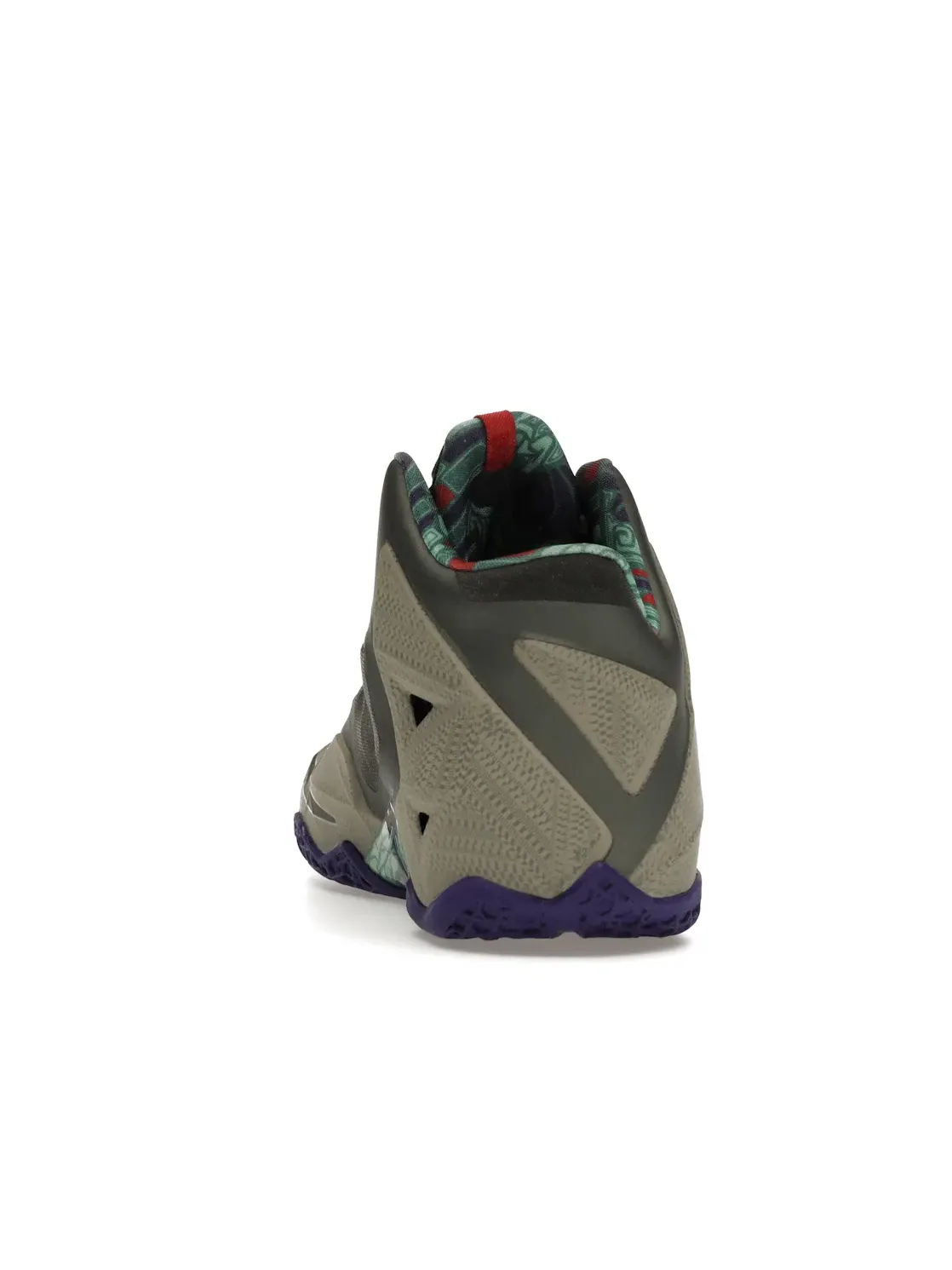 Мужские кроссовки для баскетбола Nike LeBron 11 — изображение 4 из 4, серый/фиолетовый-серый