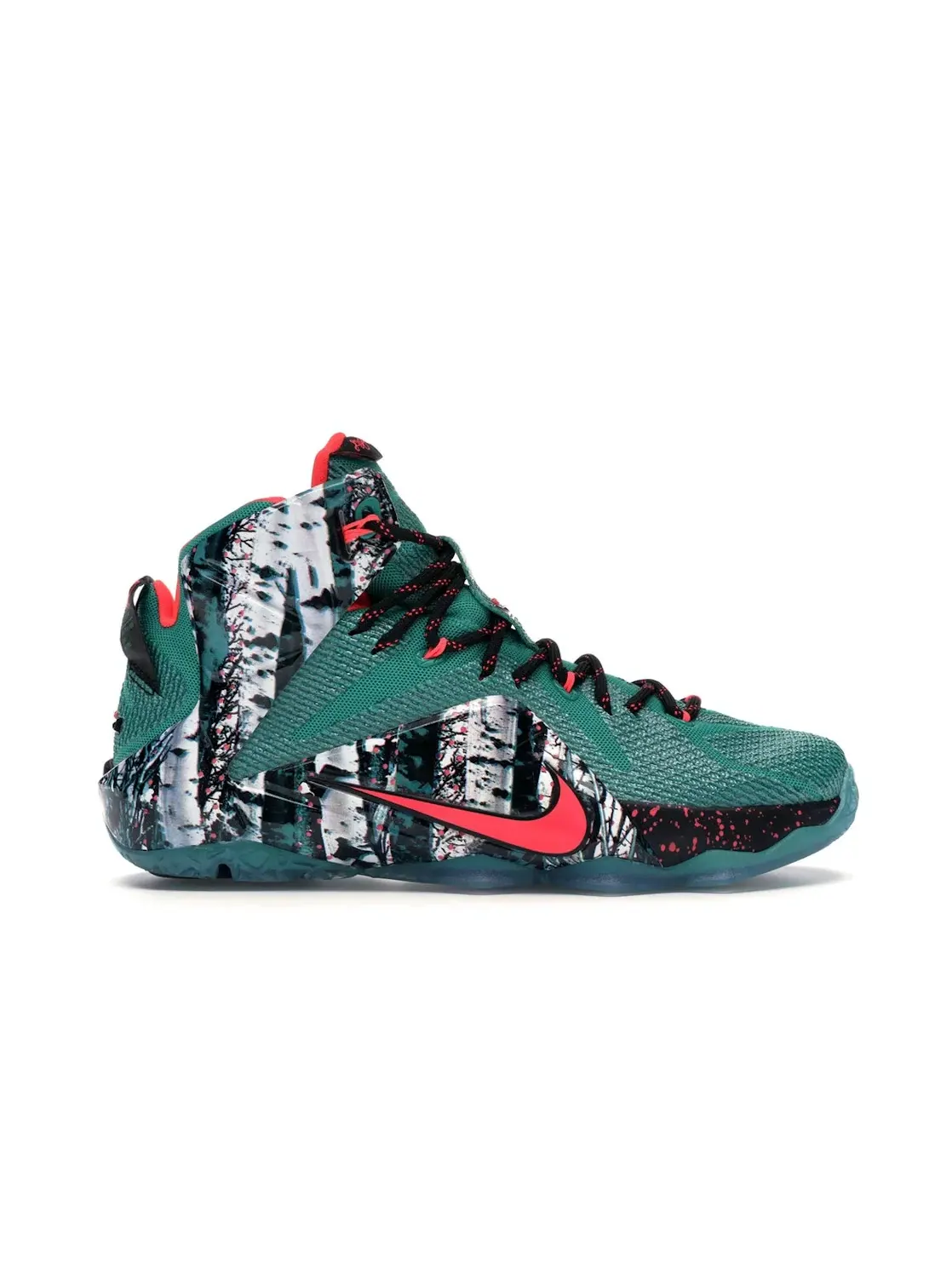Мужские кроссовки для баскетбола Nike LeBron 12 — изображение 1 из 4, зеленый/-темный