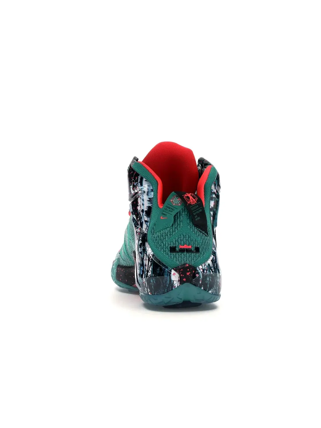 Мужские кроссовки для баскетбола Nike LeBron 12 — изображение 4 из 4, зеленый/-темный