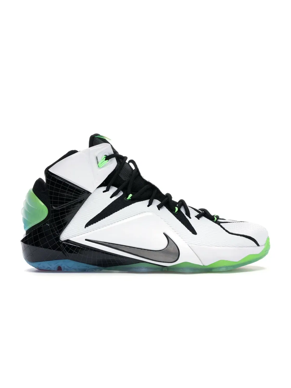 Мужские кроссовки для баскетбола с технологией Nike LeBron 12 Nike — изображение 1 из 4, белый/мульти--черный