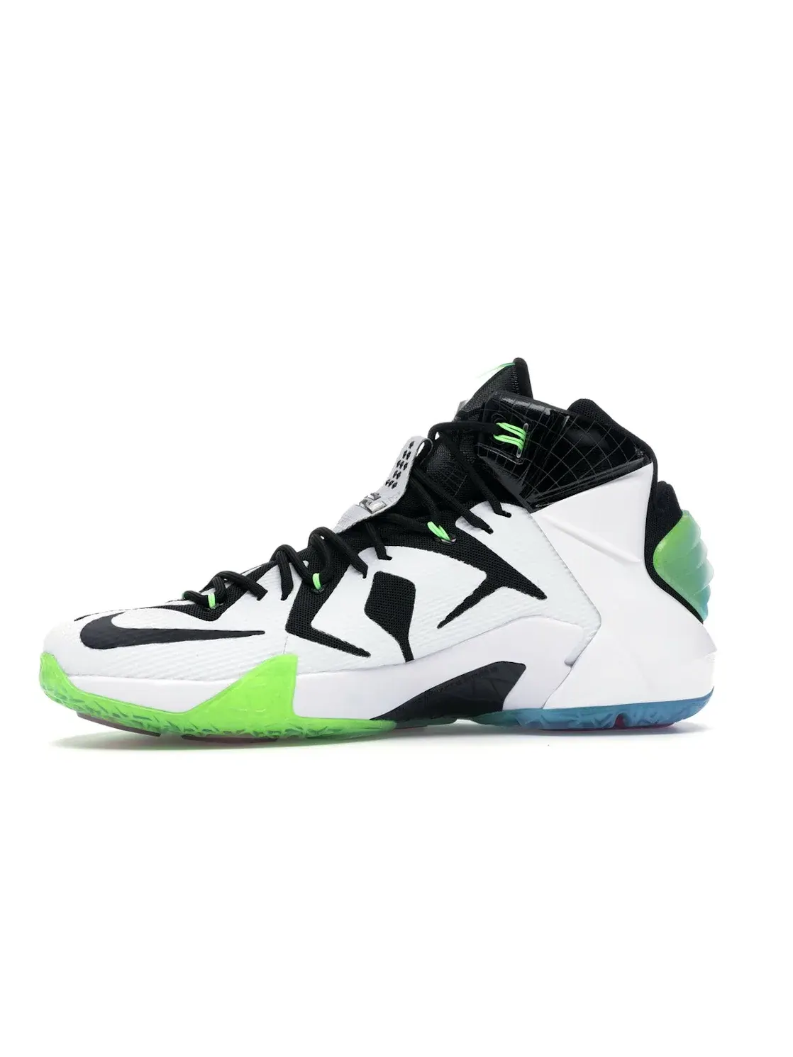 Мужские кроссовки для баскетбола с технологией Nike LeBron 12 Nike — изображение 3 из 4, белый/мульти--черный