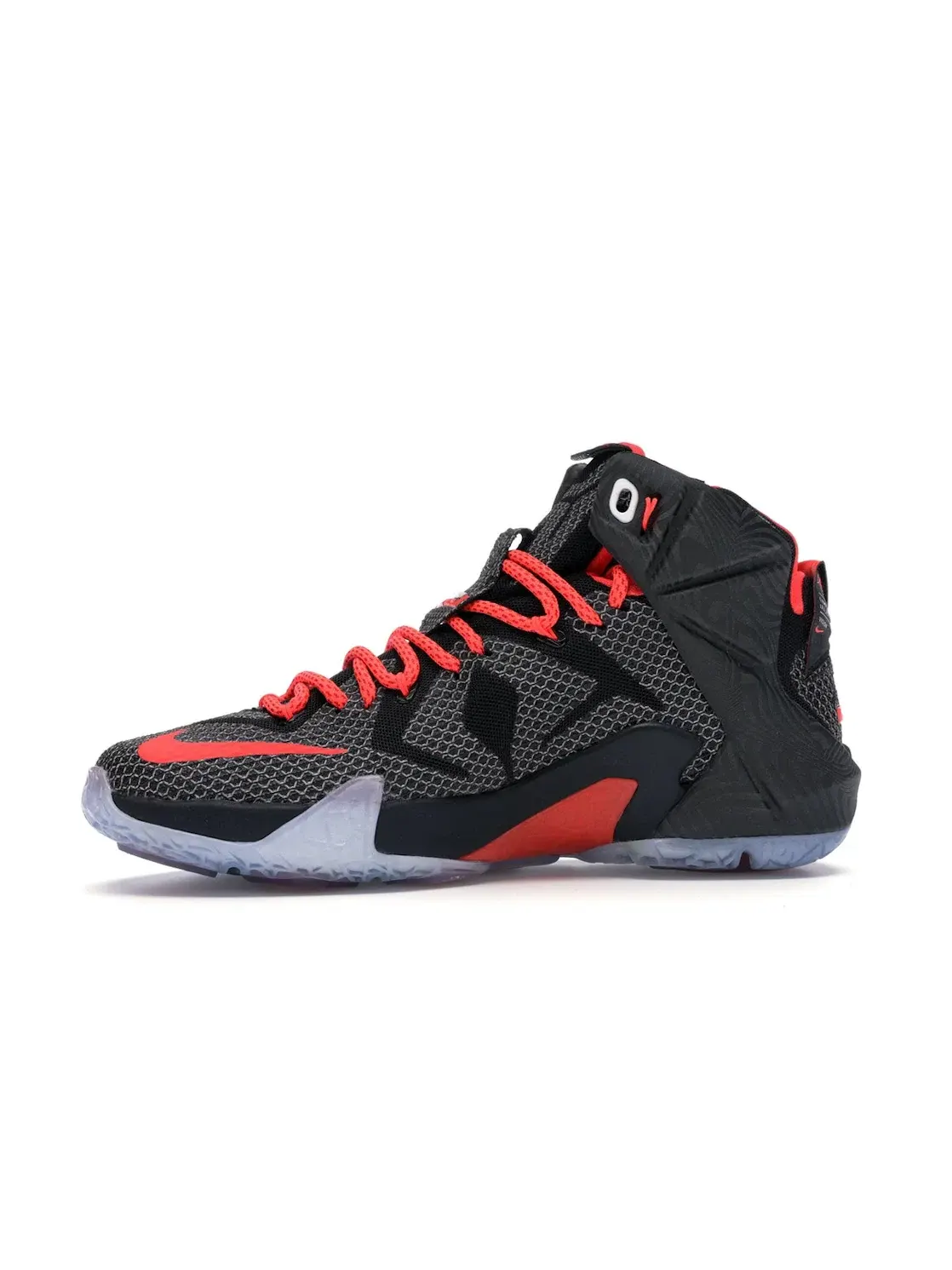 Мужские кроссовки для баскетбола Nike LeBron 12 Nike — изображение 3 из 4, черный/белый-яркий