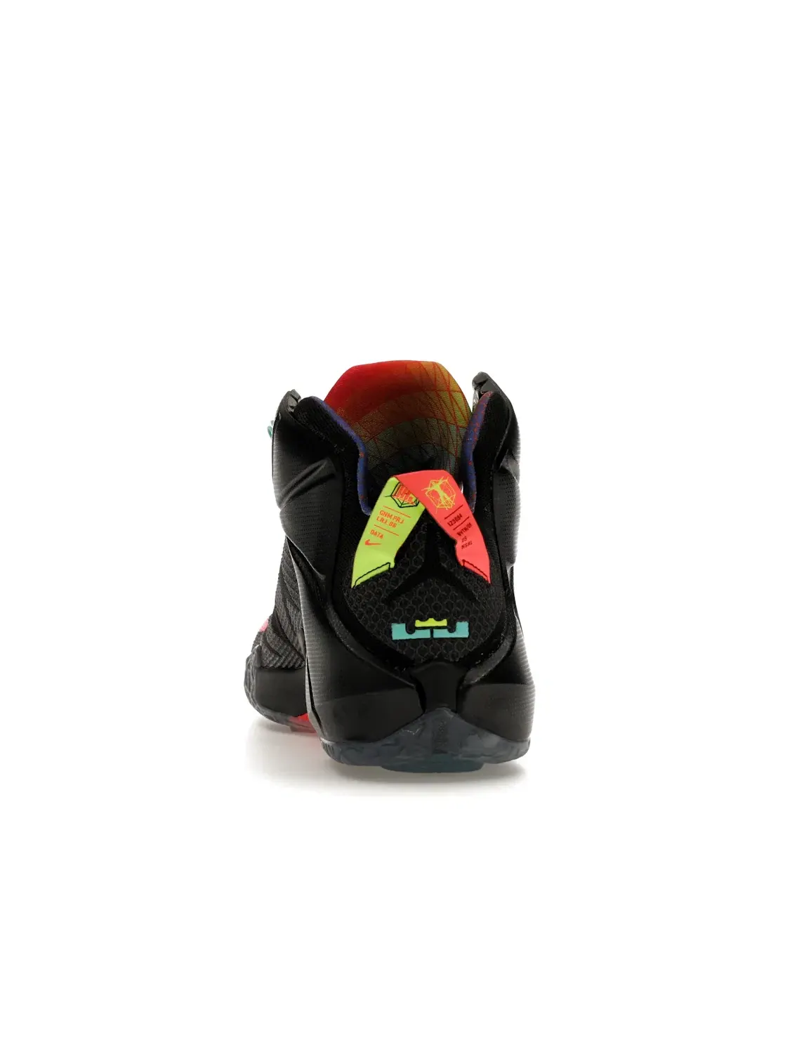 Мужские кроссовки для баскетбола Nike LeBron 12 — изображение 4 из 4, черный/яркий