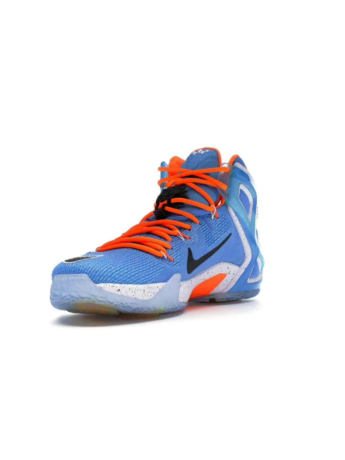 Мужские кроссовки для баскетбола Nike LeBron 12 Elite, Light Retro/Hot Lava/Artisan Teal/Sunset Glow — изображение 3 из 4