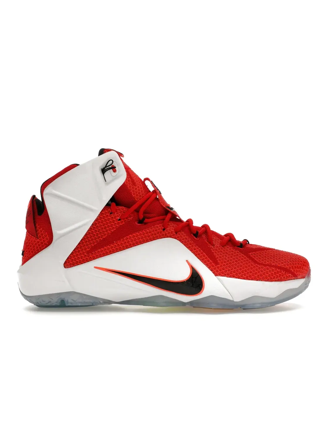 Мужские кроссовки для баскетбола Nike LeBron 12 — изображение 1 из 4, красный/белый--черный