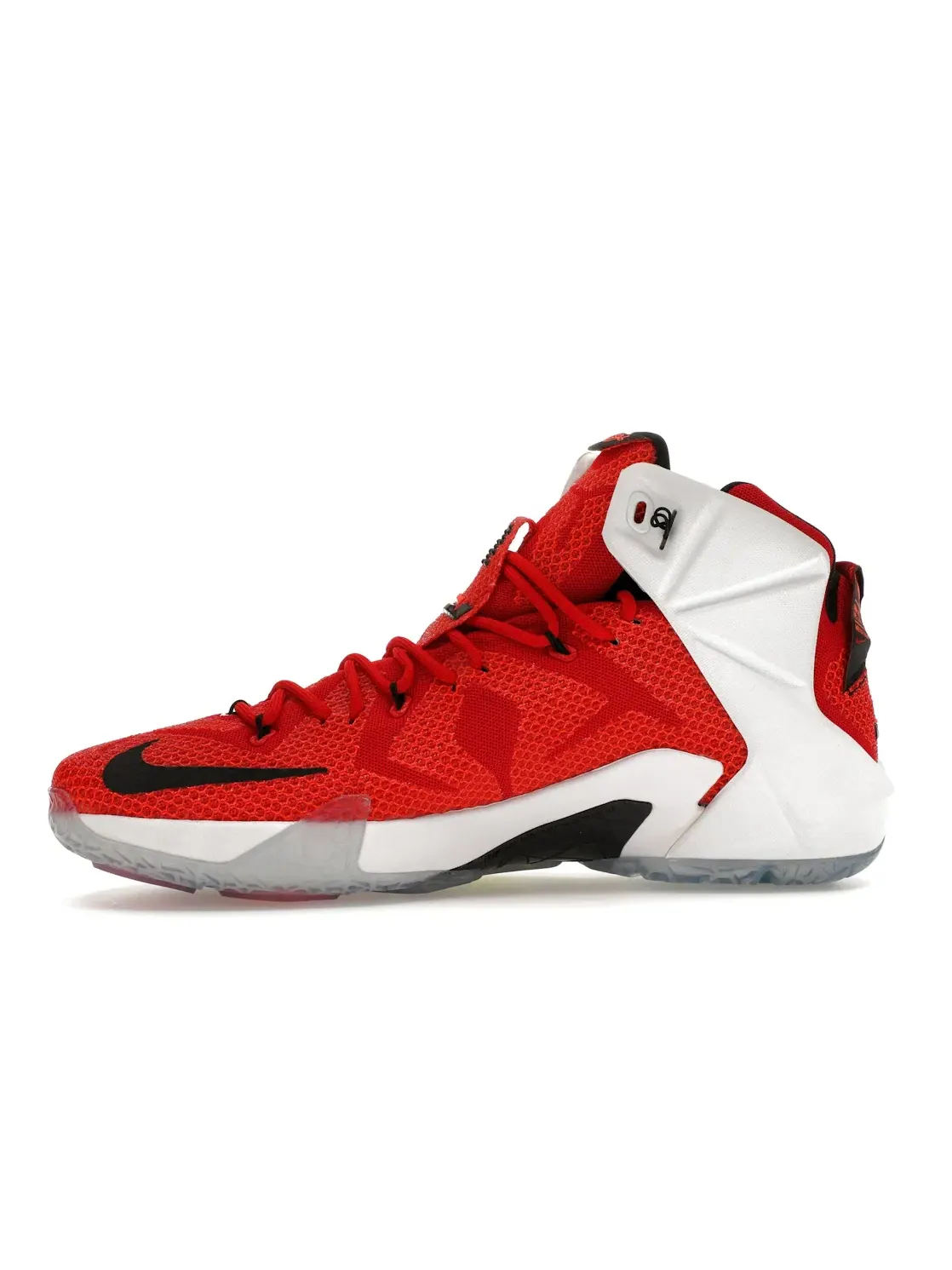 Мужские кроссовки для баскетбола Nike LeBron 12 — изображение 3 из 4, красный/белый--черный