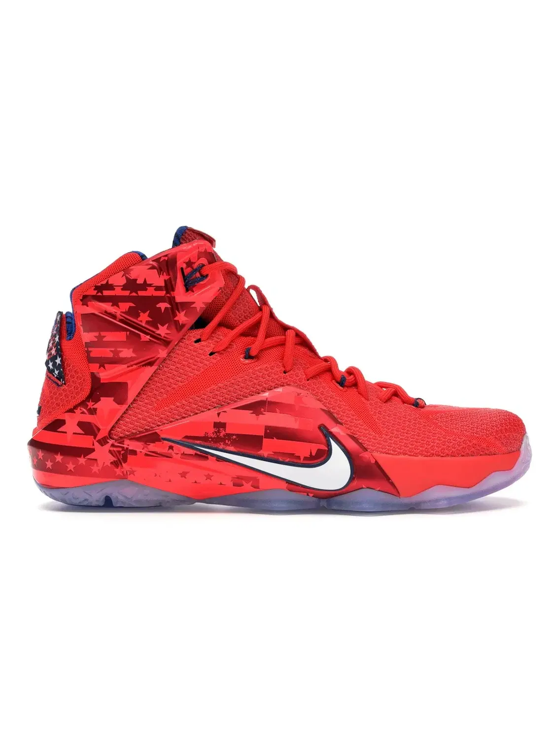 Мужские кроссовки для баскетбола Nike LeBron 12 — изображение 1 из 4, красный/белый-красный