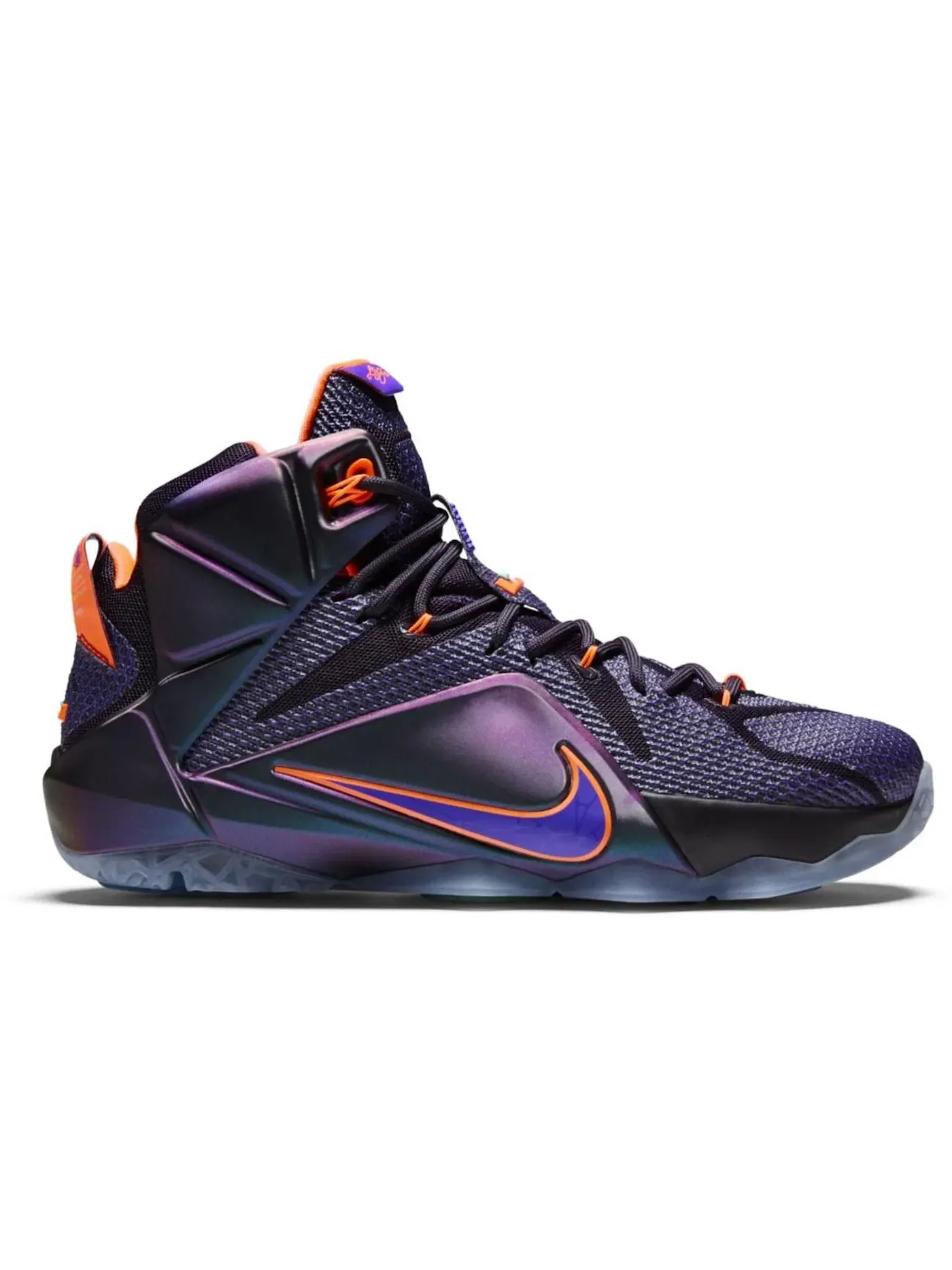 Мужские кроссовки баскетбольные LeBron 12 Nike — изображение 1 из 1, фиолетовый