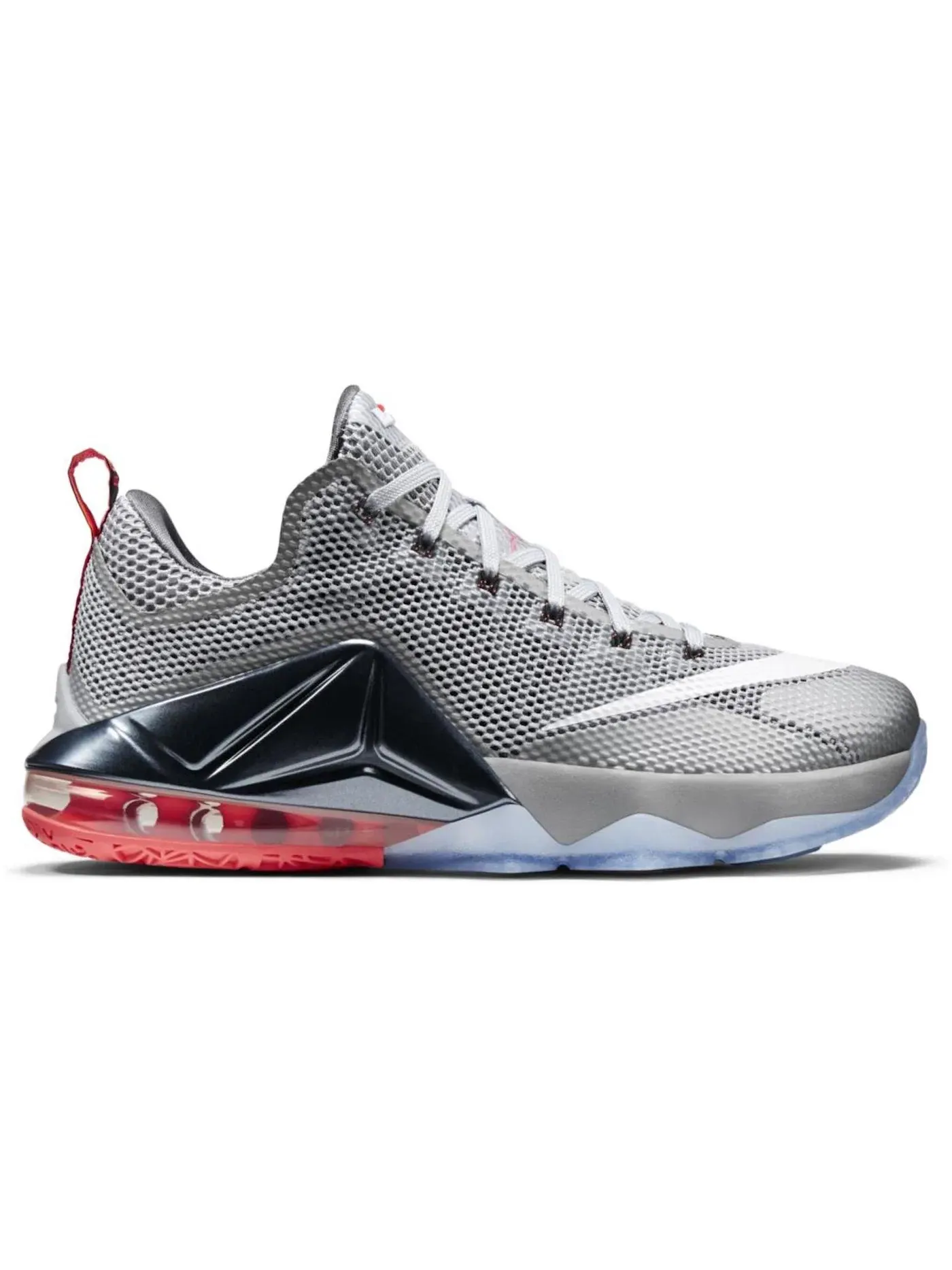 Мужские кроссовки с низким верхом Nike LeBron 12 Low Earned — изображение 1 из 1, серый/белый-темный серый