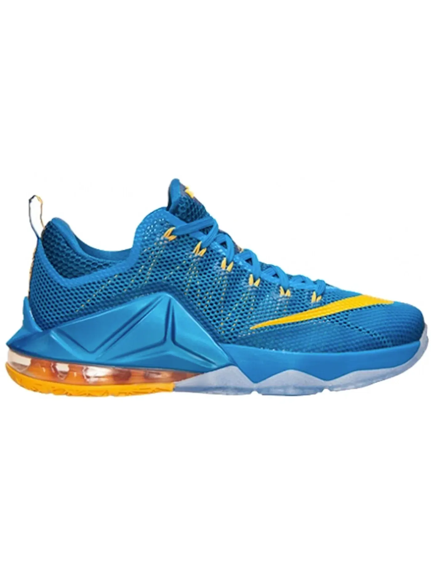 Мужские кроссовки для баскетбола Nike LeBron 12 Low — изображение 1 из 1, синий/золотистый-синий