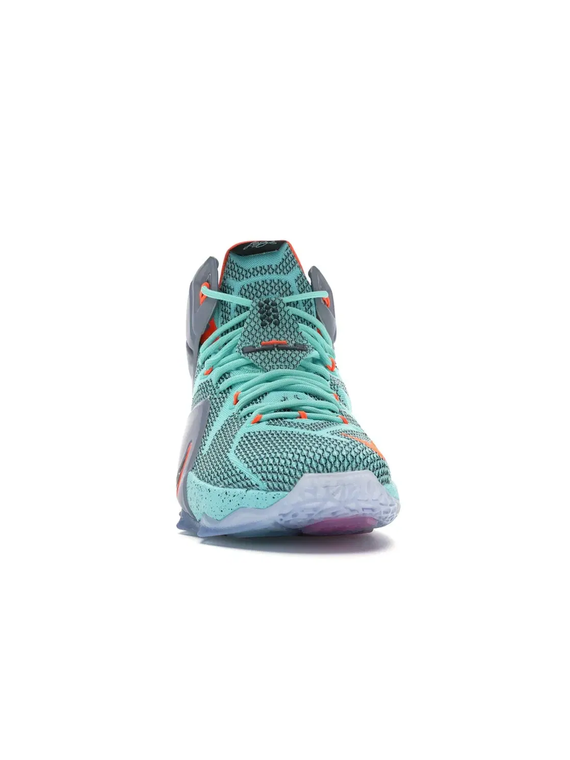 Мужские кроссовки с инновационной амортизацией Nike LeBron 12 NSRL — изображение 2 из 4, черный-металлик серый