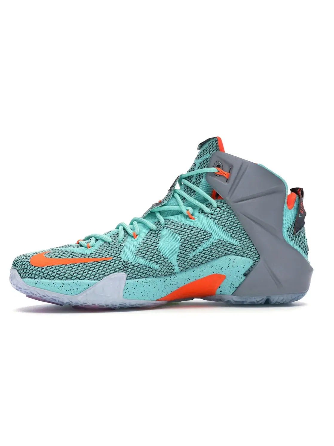 Мужские кроссовки с инновационной амортизацией Nike LeBron 12 NSRL — изображение 3 из 4, черный-металлик серый