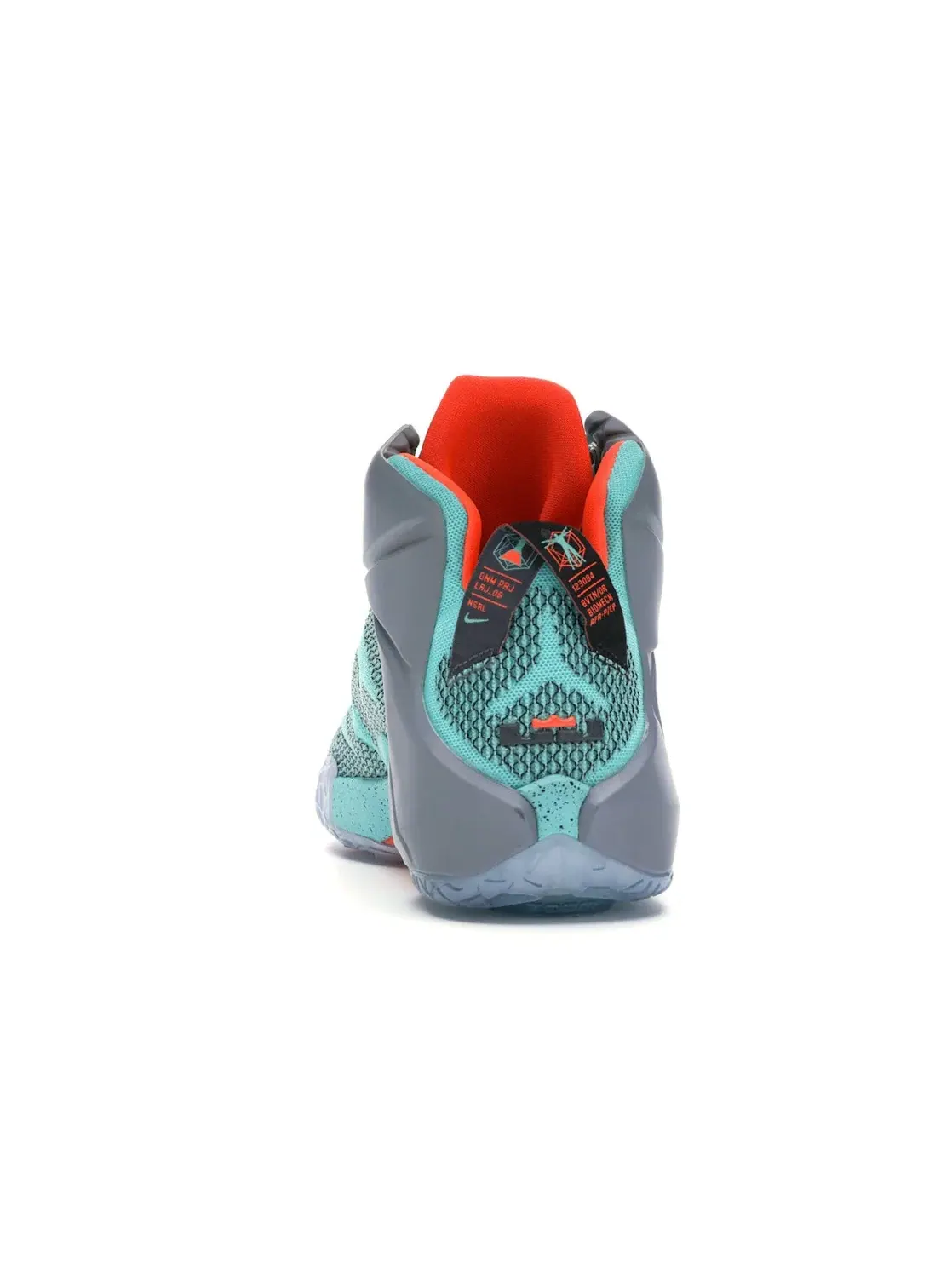 Мужские кроссовки с инновационной амортизацией Nike LeBron 12 NSRL — изображение 4 из 4, черный-металлик серый