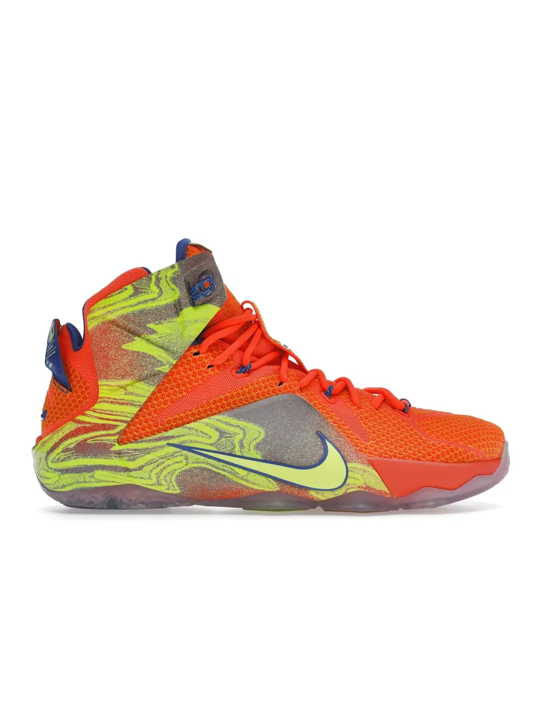 Мужские баскетбольные кроссовки LeBron 12 Nike — изображение 1 из 4, металлик серый