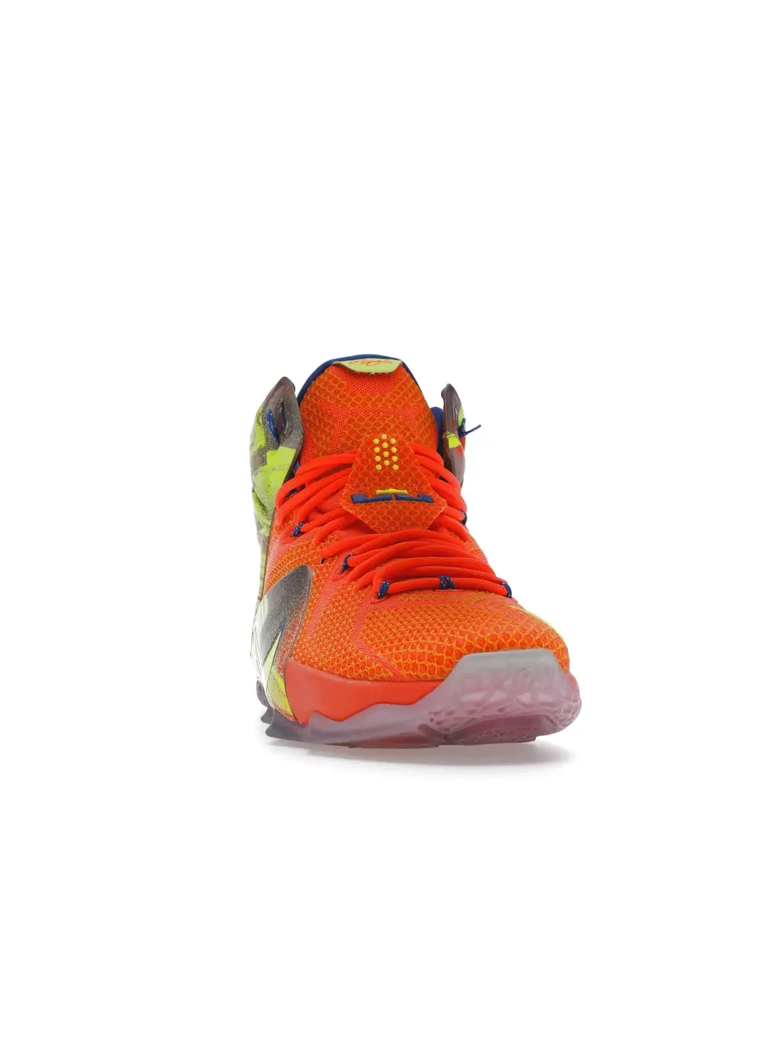 Мужские баскетбольные кроссовки LeBron 12 Nike — изображение 2 из 4, металлик серый
