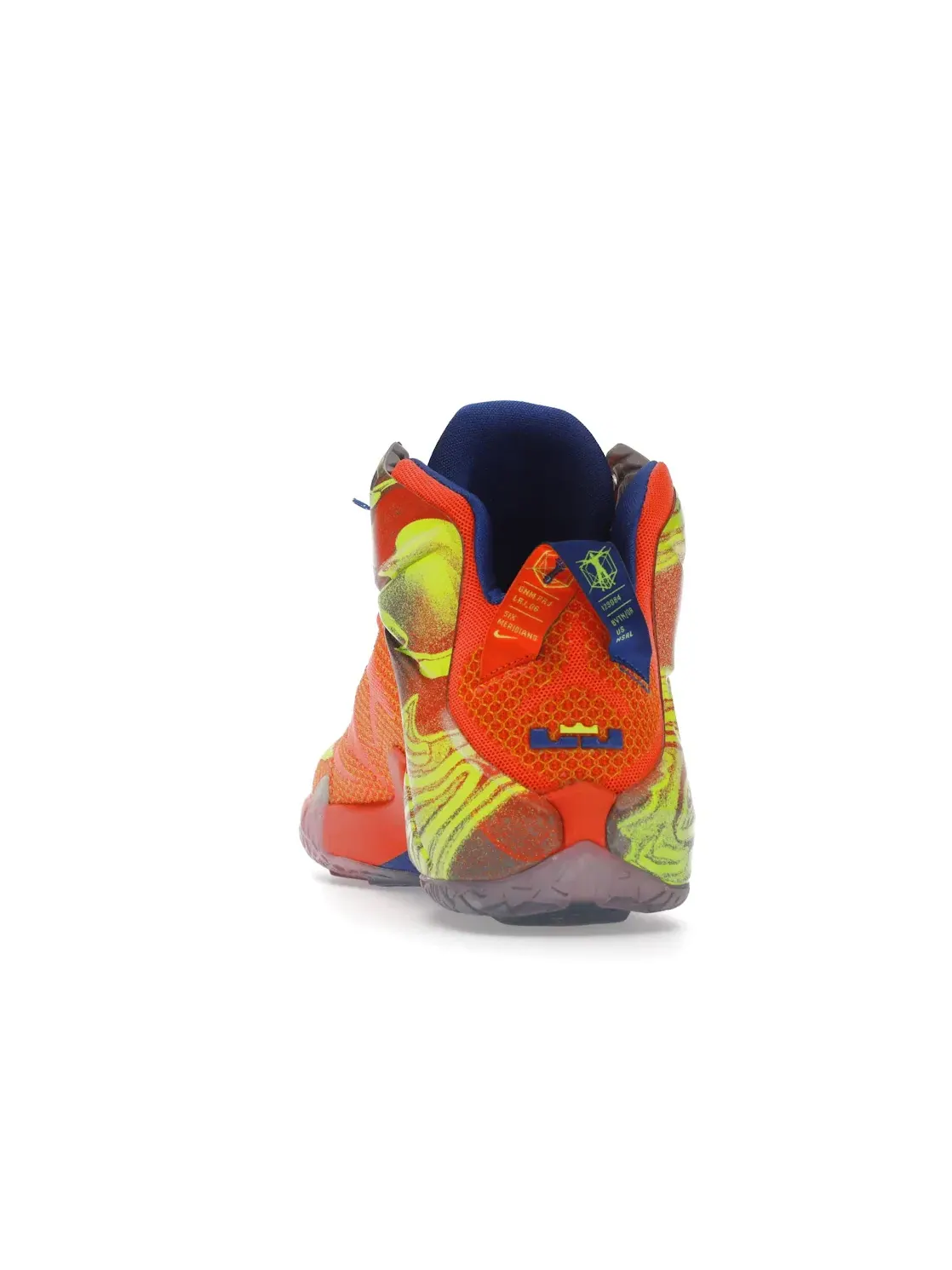 Мужские баскетбольные кроссовки LeBron 12 Nike — изображение 4 из 4, металлик серый