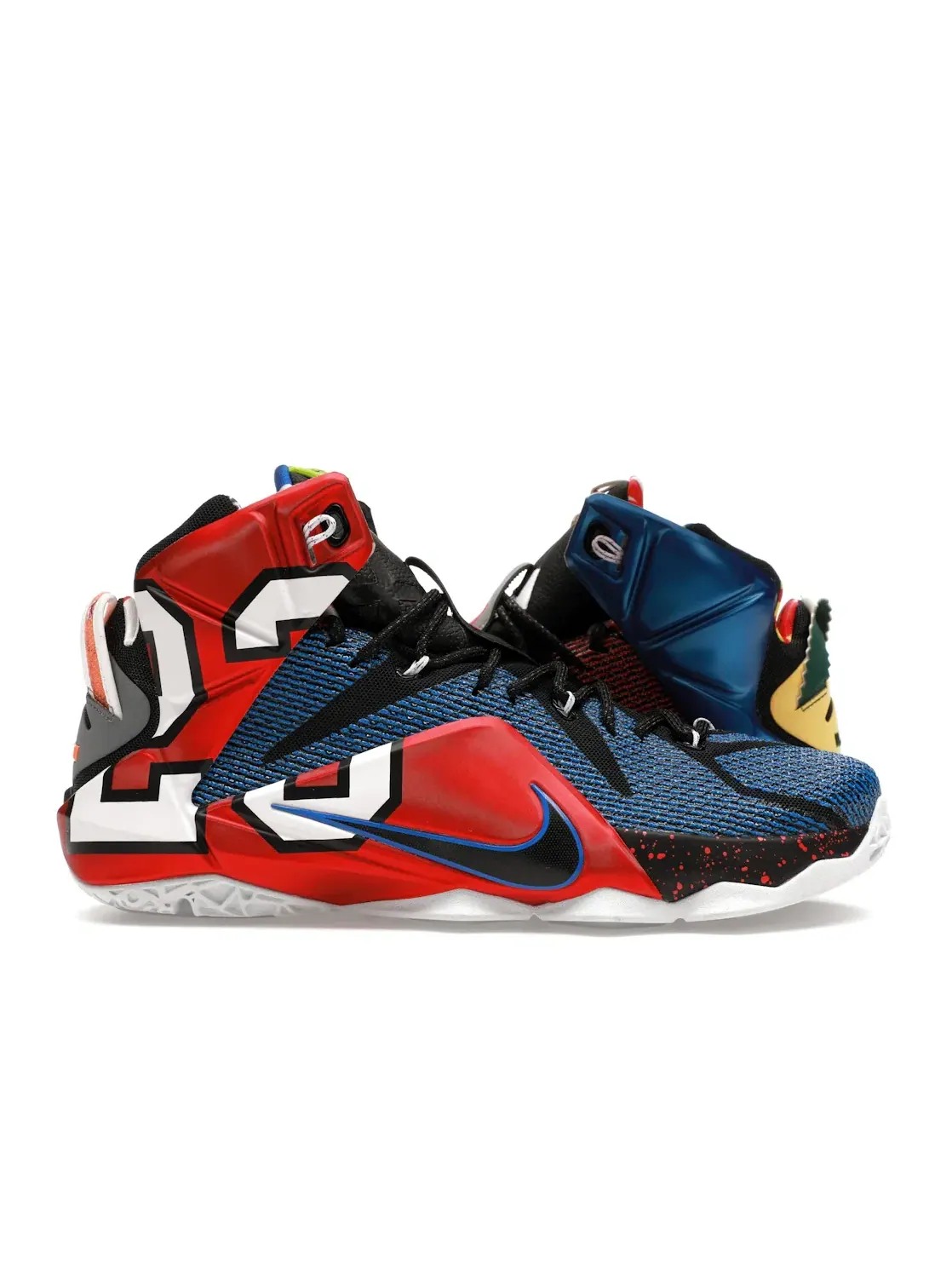 Мужские кроссовки для баскетбола с ярким дизайном Nike LeBron 12 What the LeBron Nike — изображение 1 из 4, мульти-/-мульти