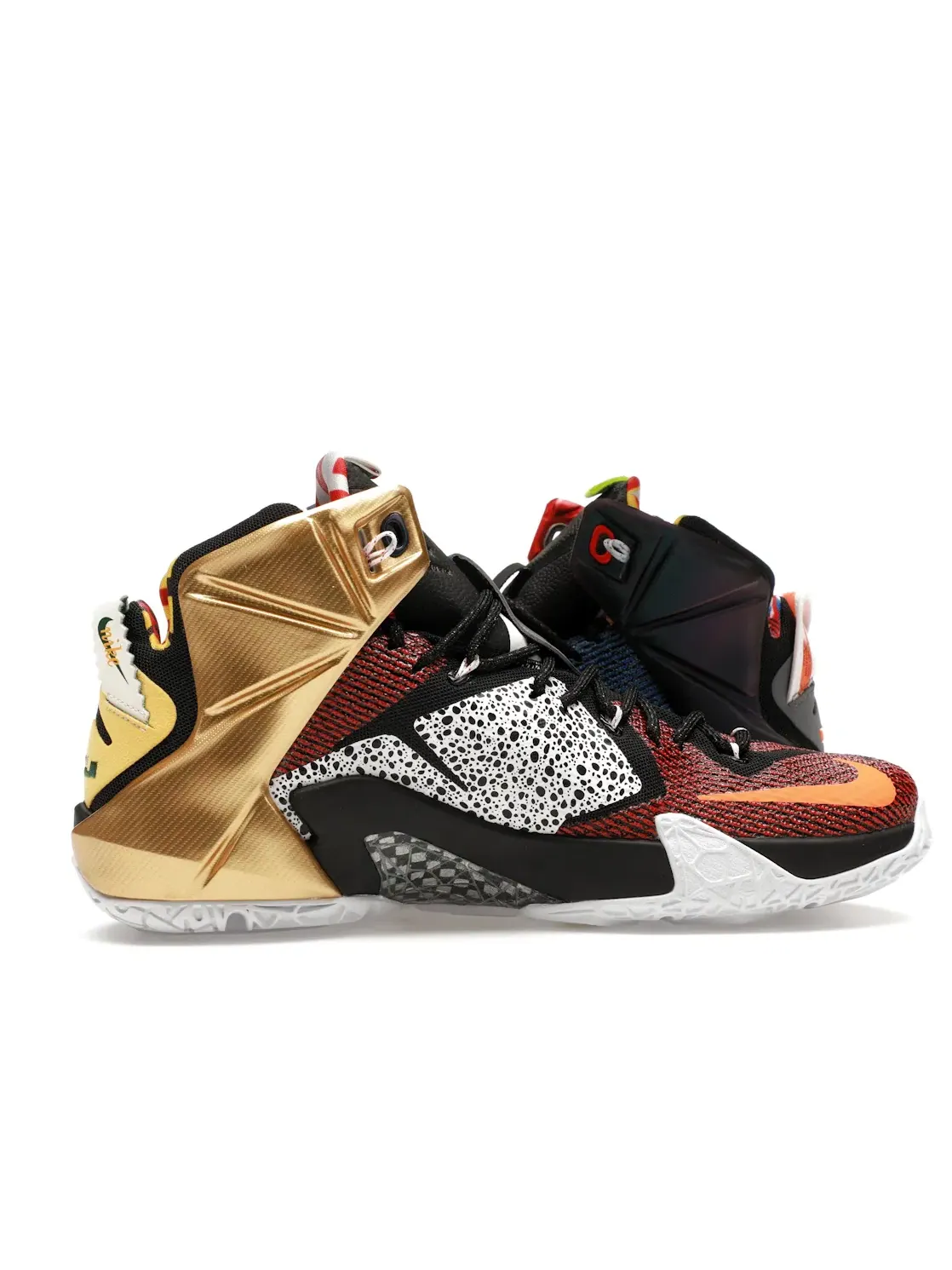 Мужские кроссовки для баскетбола с ярким дизайном Nike LeBron 12 What the LeBron Nike — изображение 3 из 4, мульти-/-мульти