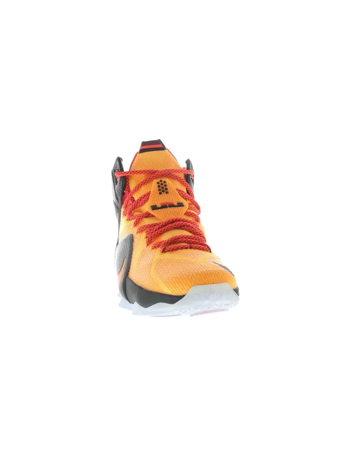 Мужские кроссовки для баскетбола Nike LeBron 12 — изображение 2 из 4, оранжевый/зеленый-черный
