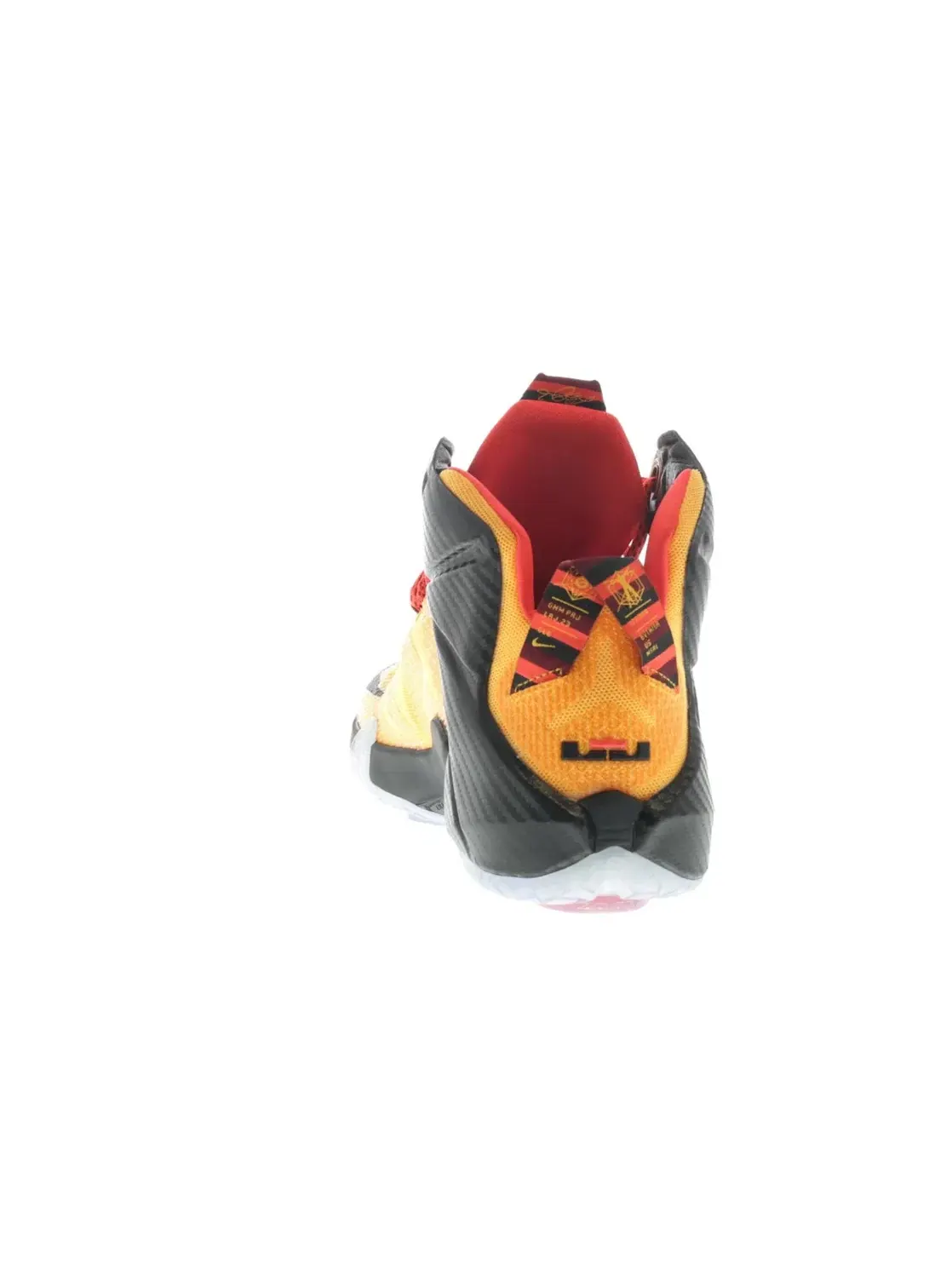 Мужские кроссовки для баскетбола Nike LeBron 12 — изображение 4 из 4, оранжевый/зеленый-черный