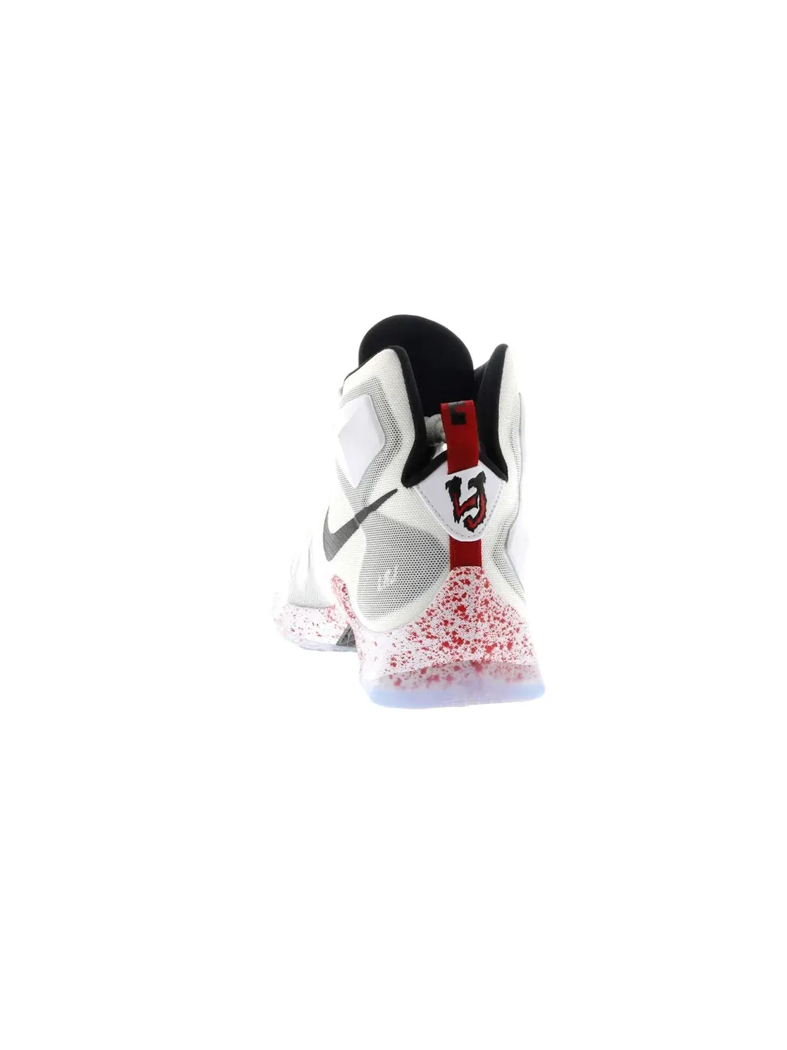 Мужские кроссовки с технологией Hyperposite Nike LeBron 13 Friday The 13th Nike — изображение 4 из 4, белый/черный-красный