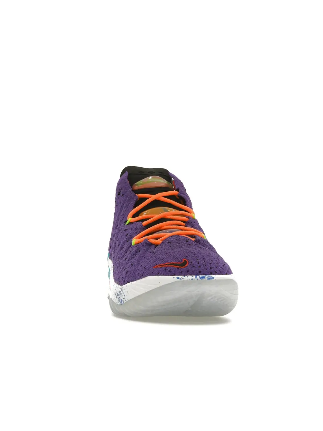 Мужские кроссовки баскетбольные Nike LeBron 18 — изображение 2 из 4, фиолетовый/мульти-черный