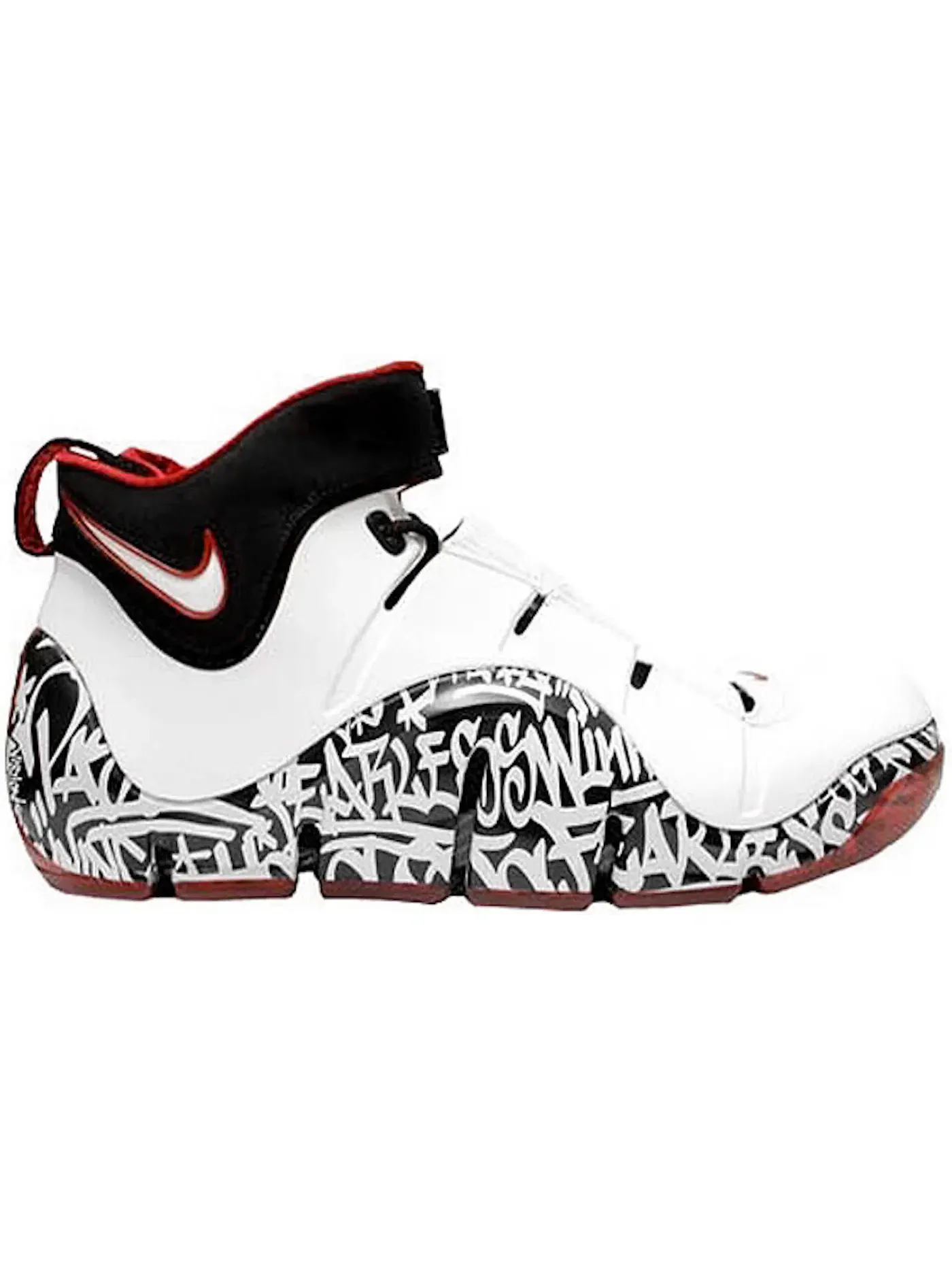Мужские кроссовки с Foamposite технологией Nike LeBron 4 Graffiti NYC